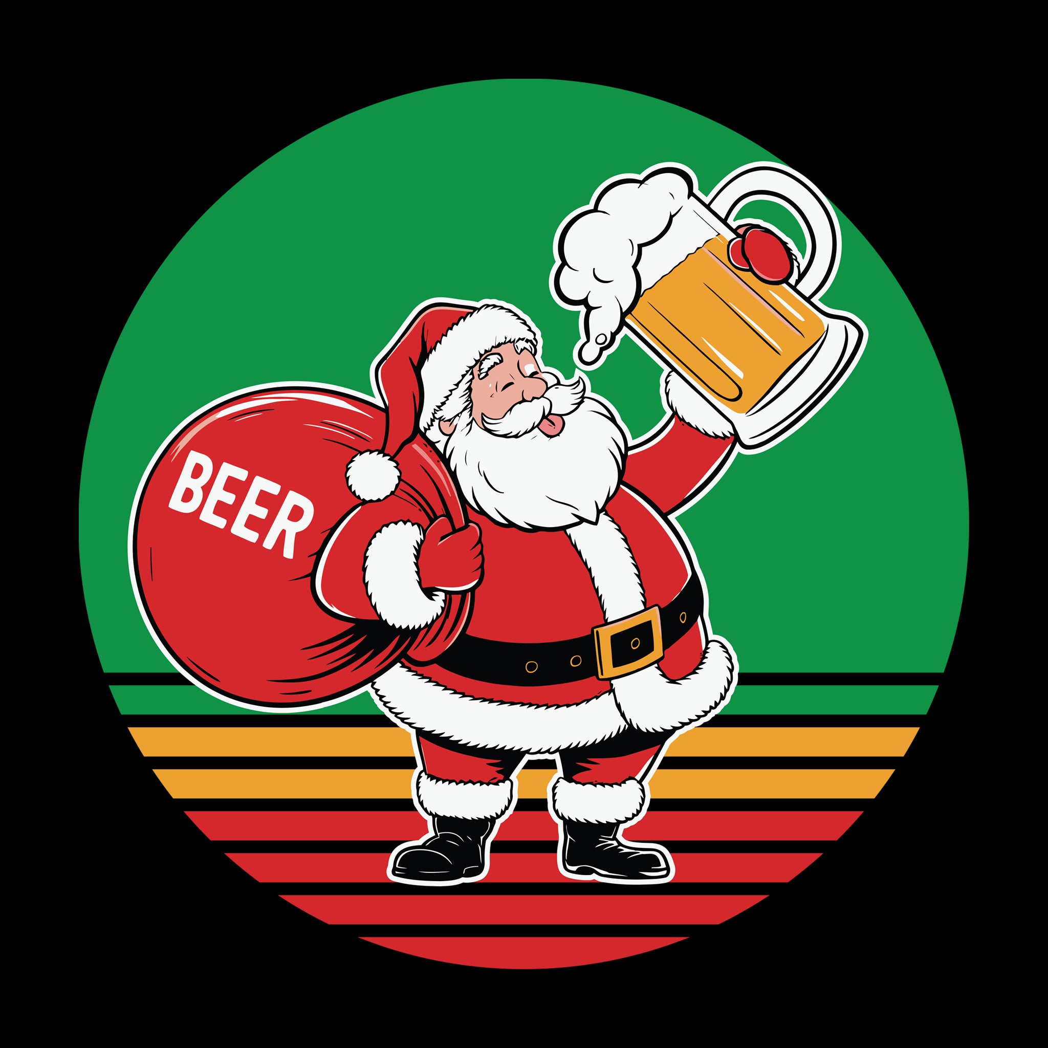 Santa Beer Sack