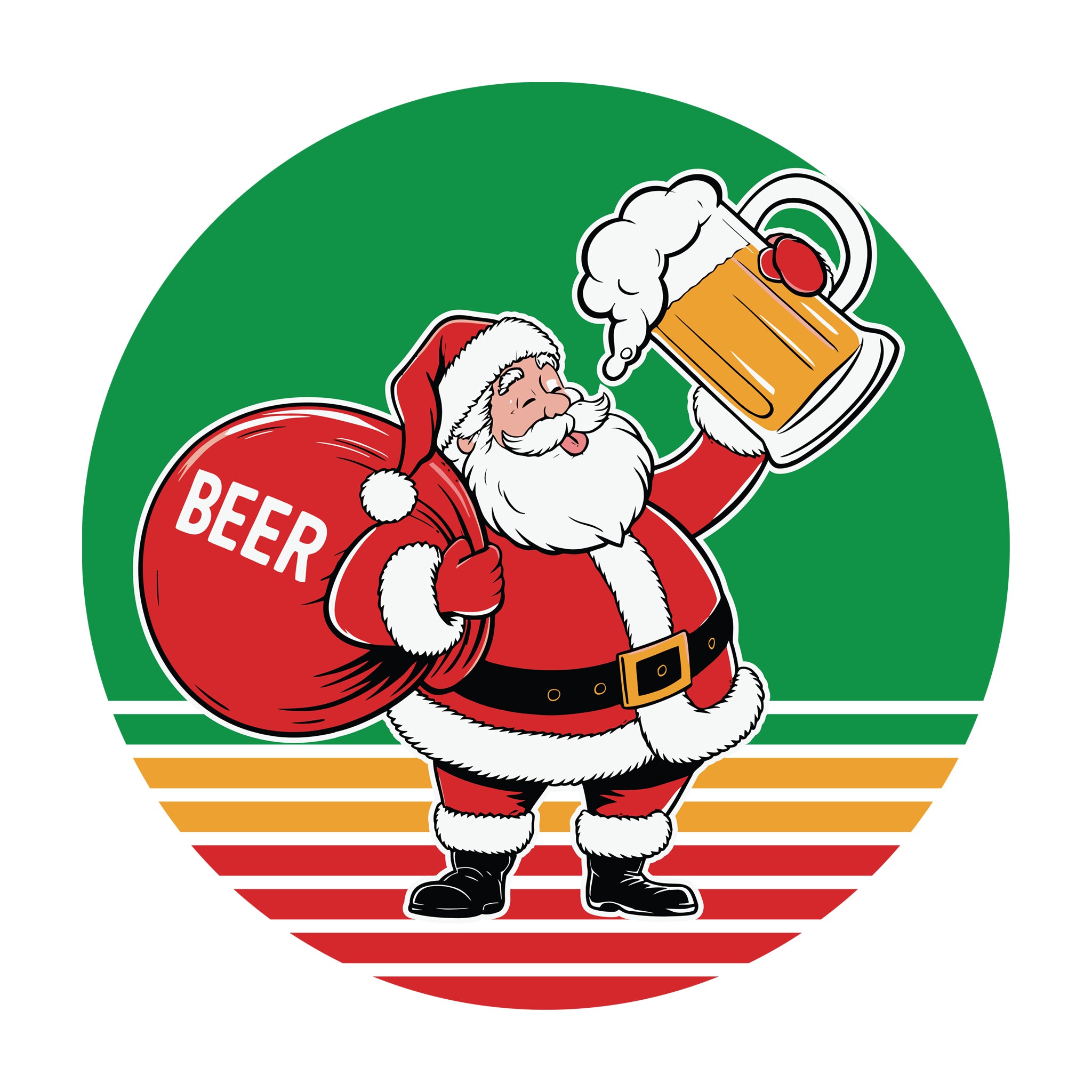 Santa Beer Sack