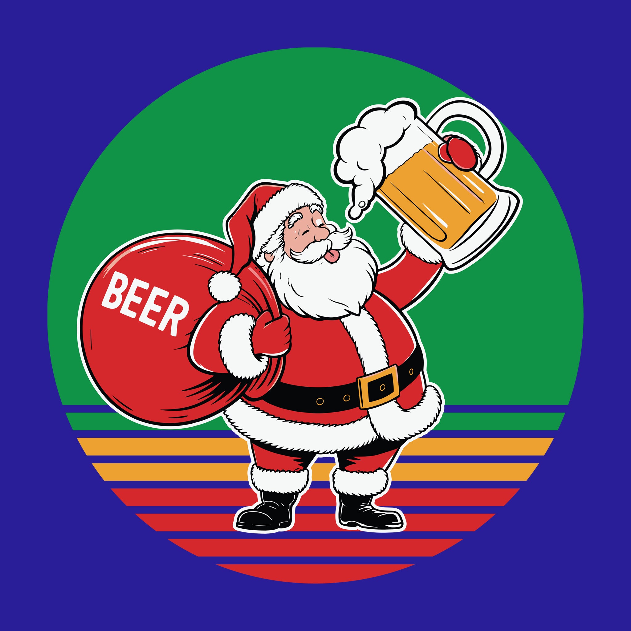 Santa Beer Sack