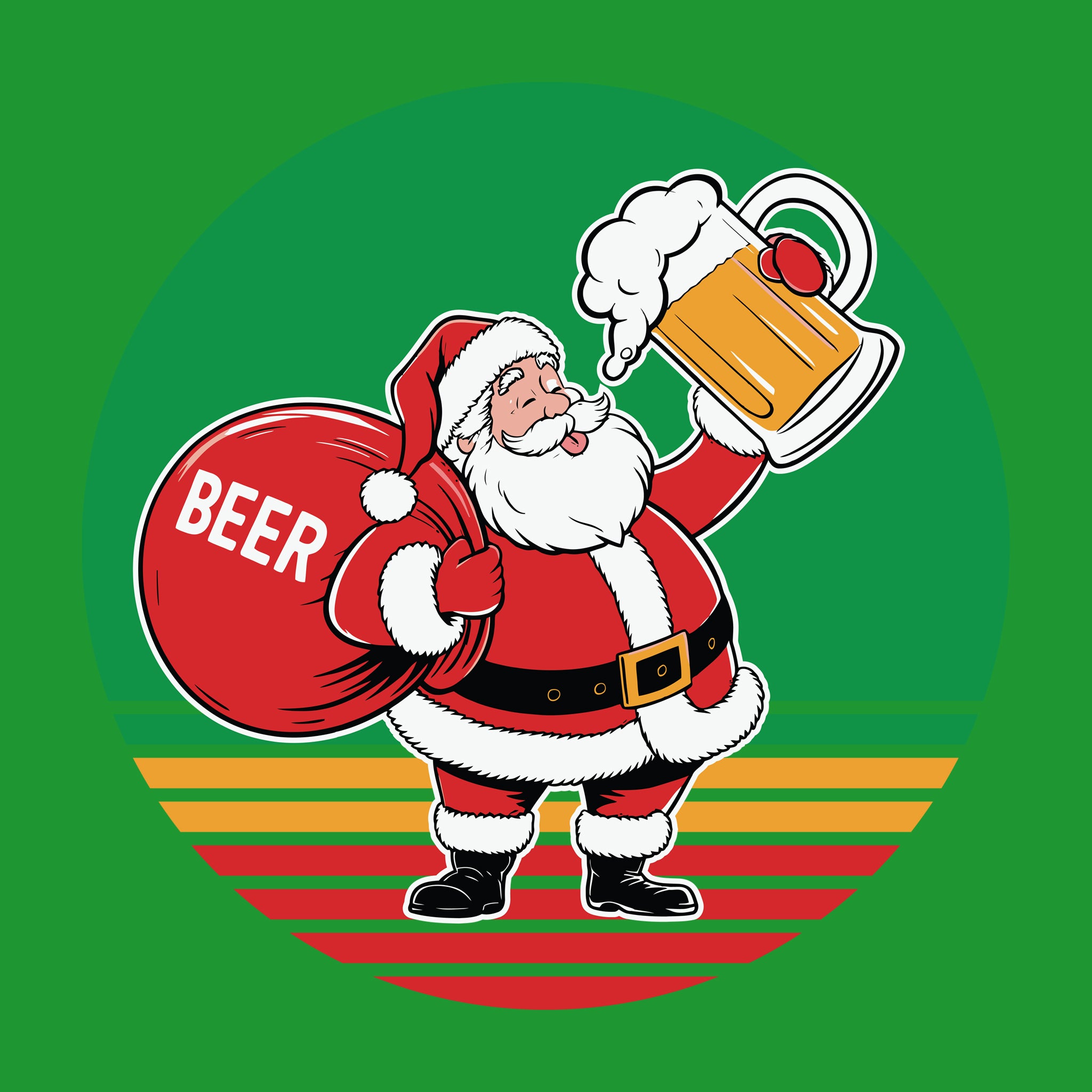 Santa Beer Sack