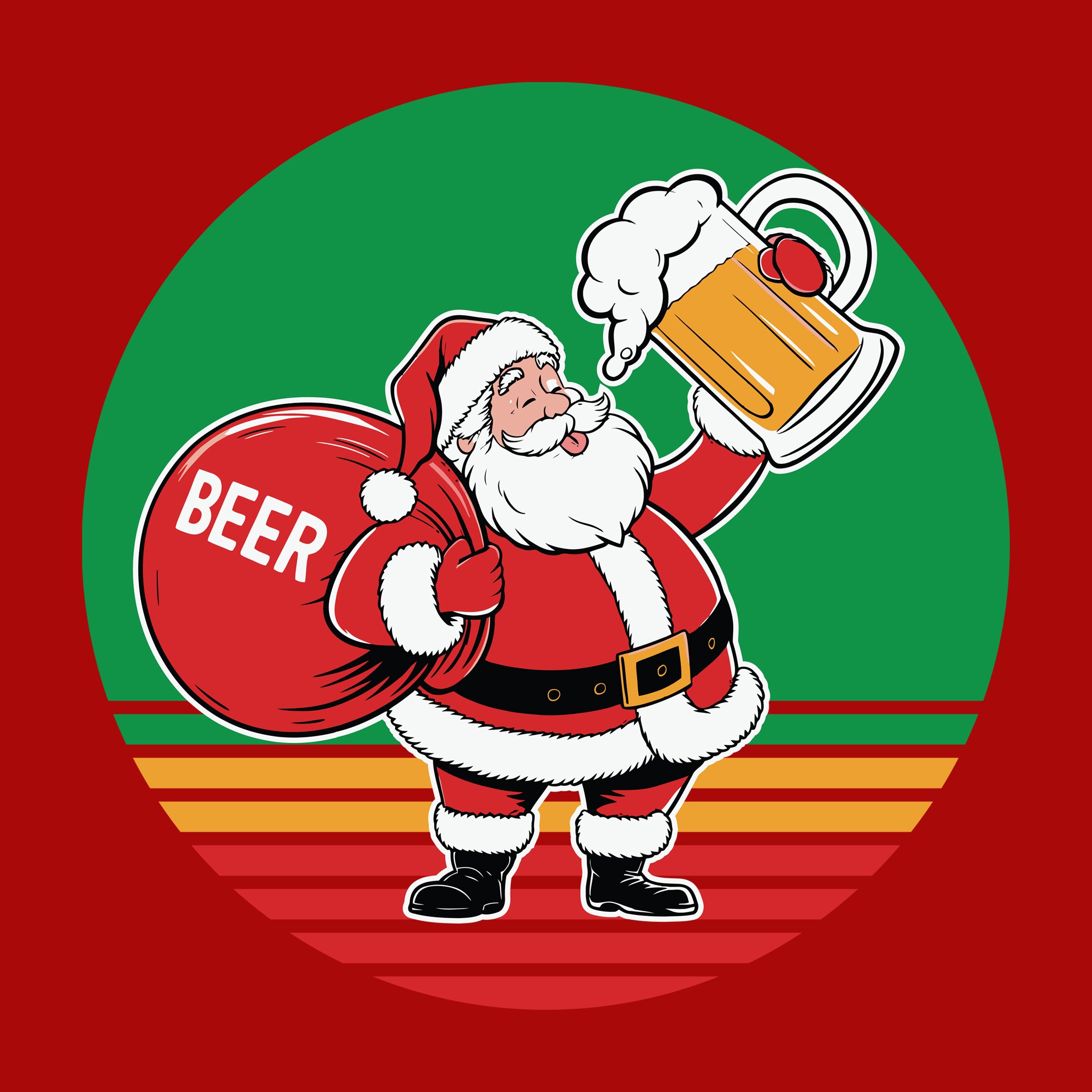 Santa Beer Sack