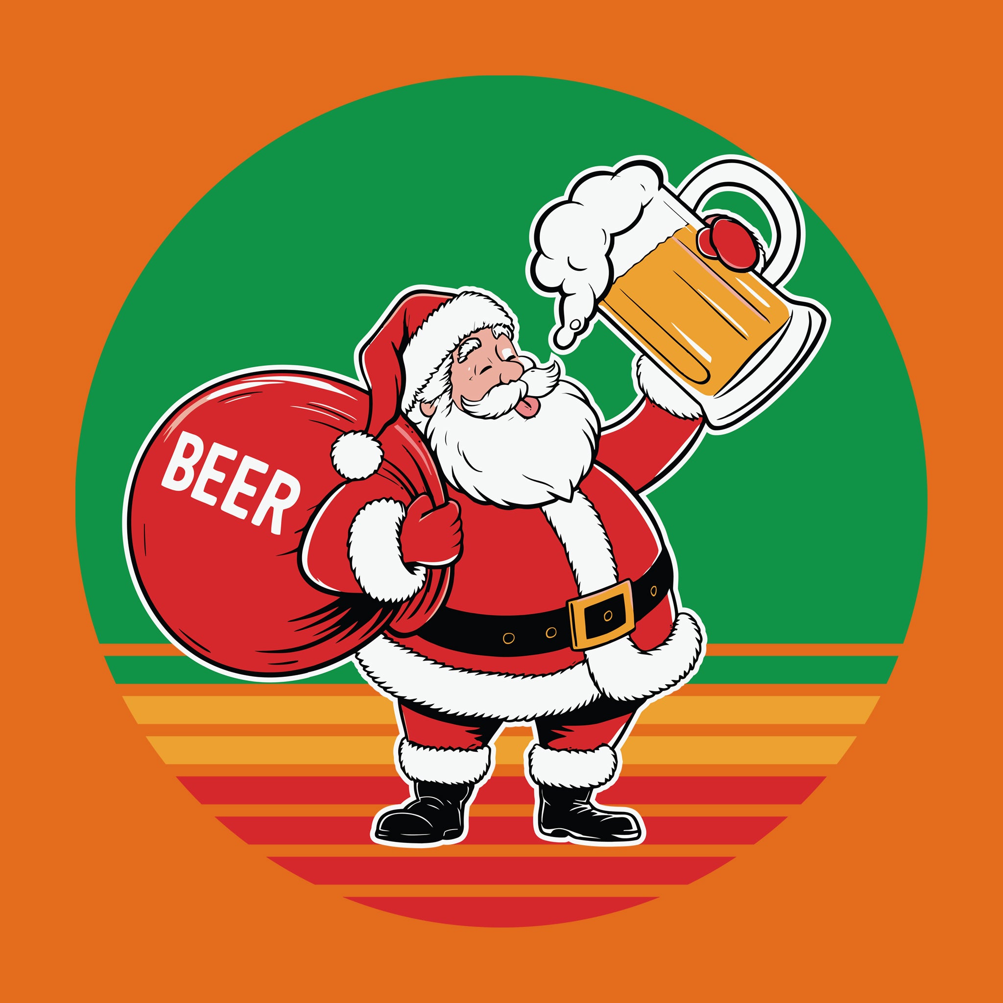 Santa Beer Sack