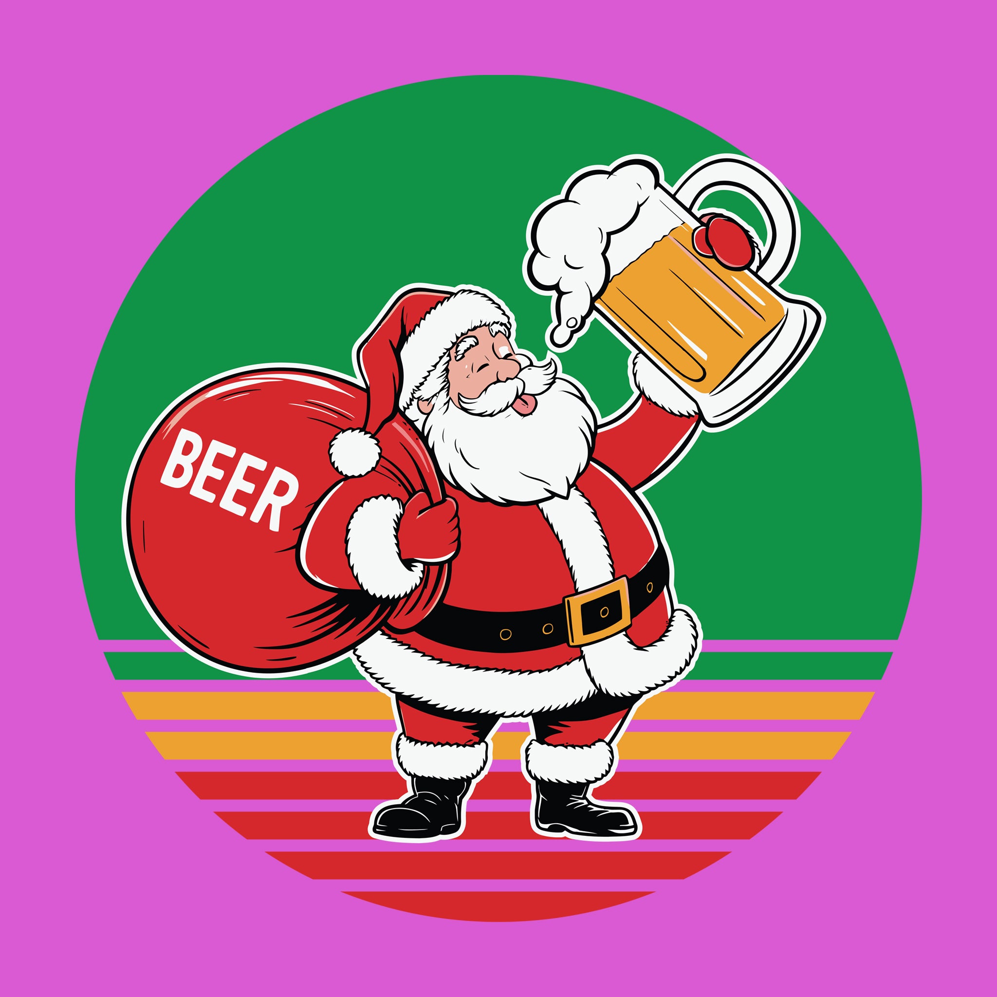Santa Beer Sack