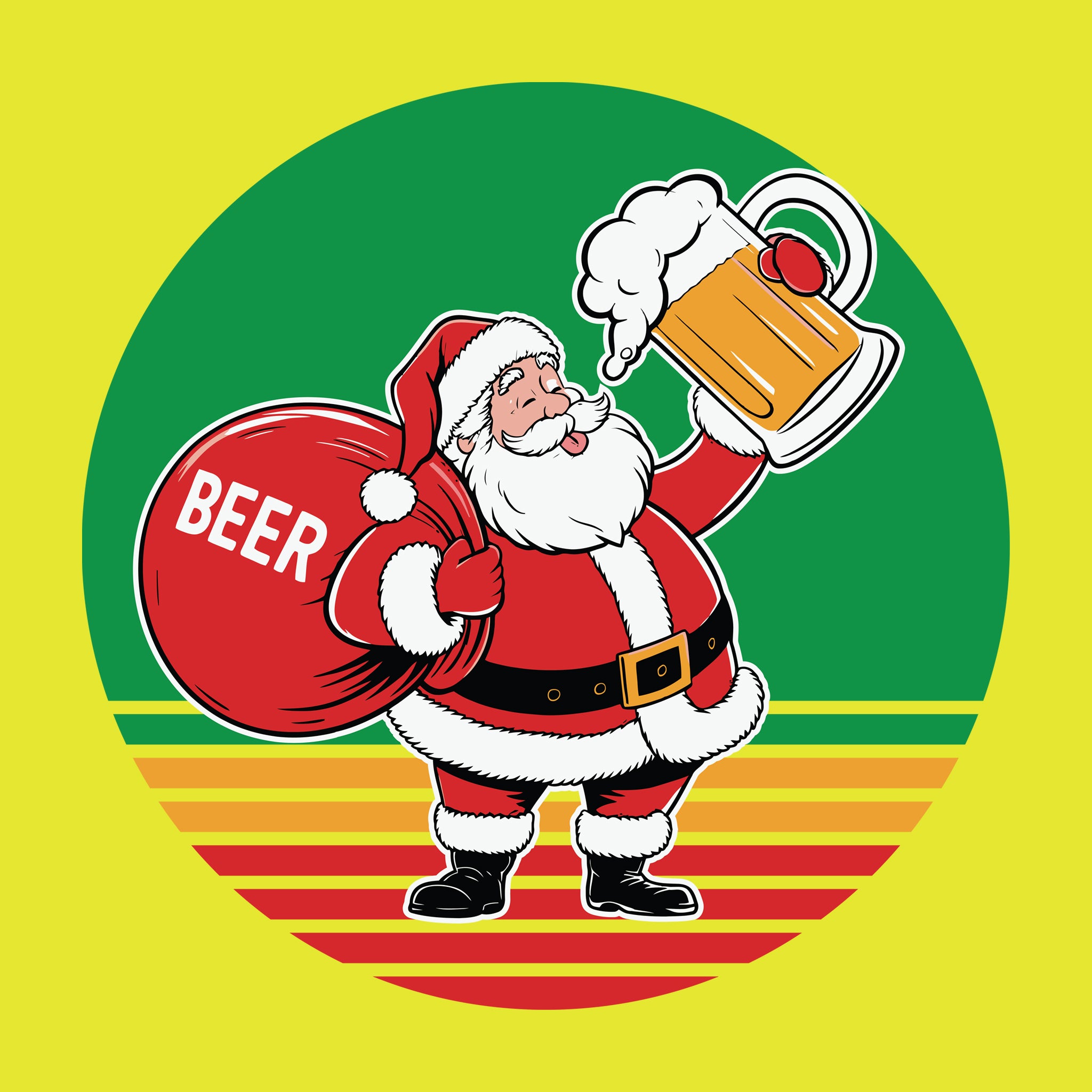 Santa Beer Sack