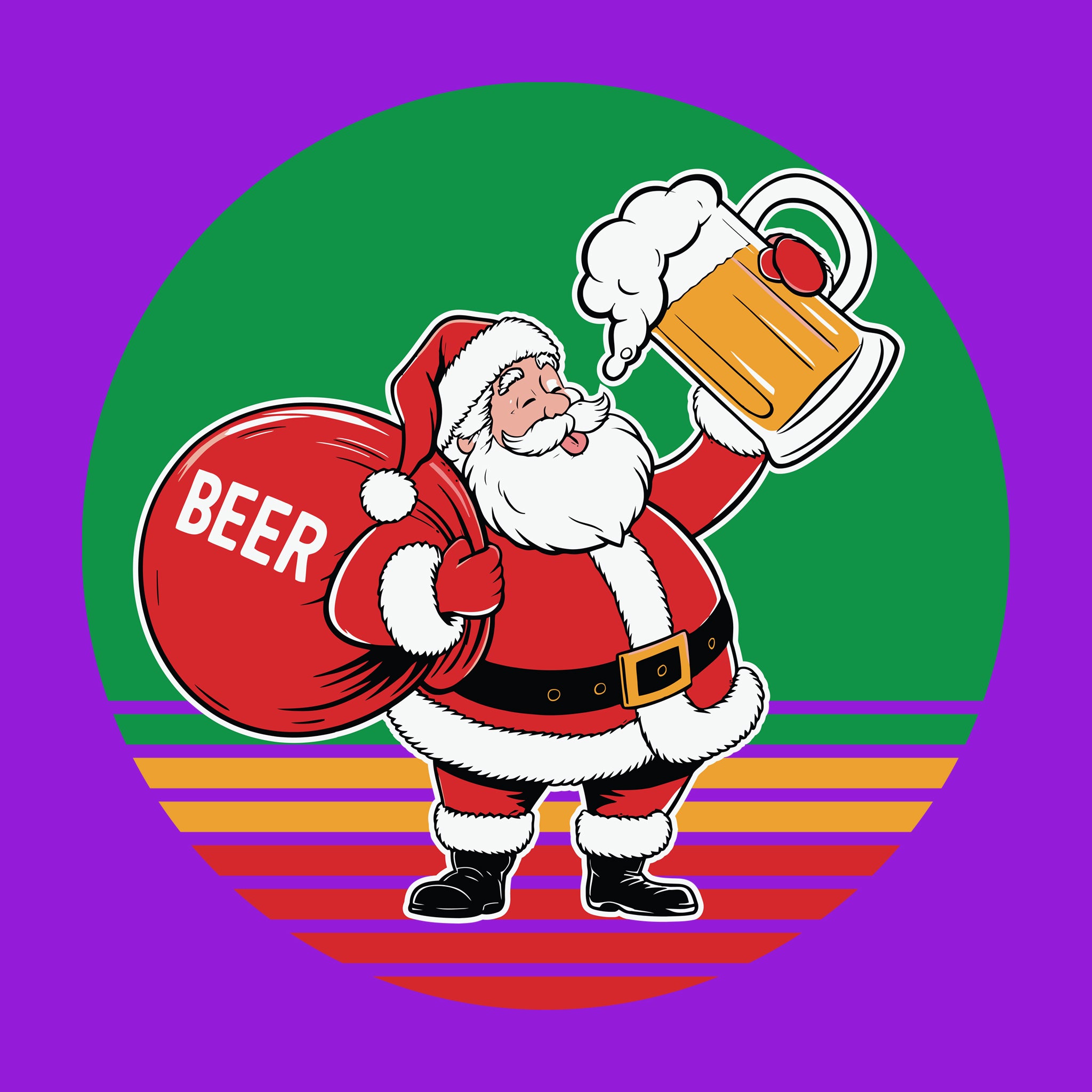 Santa Beer Sack