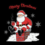 Merry Christmas Smoking Chimney