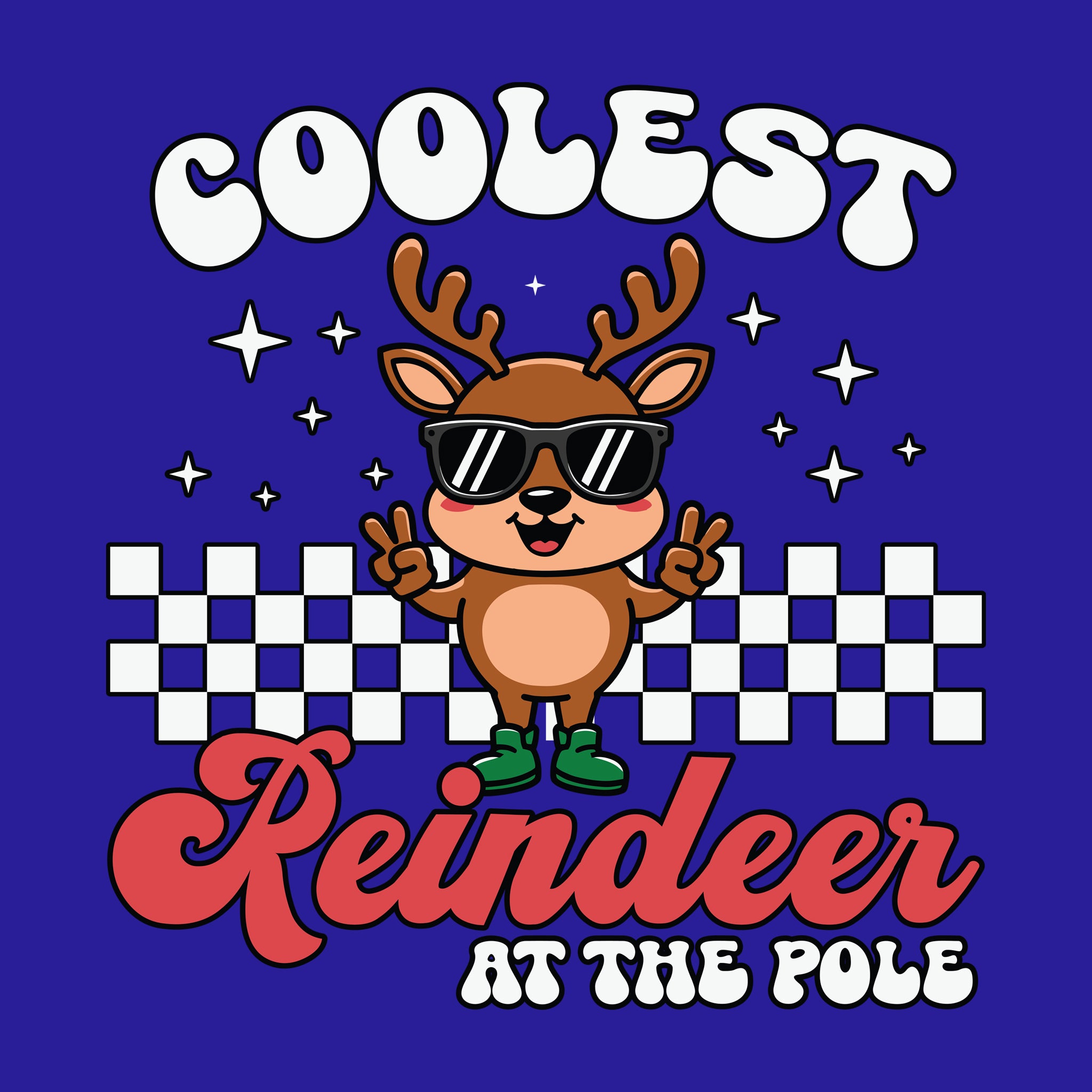 Coolest Reindeer at The Pole [Kids Size]