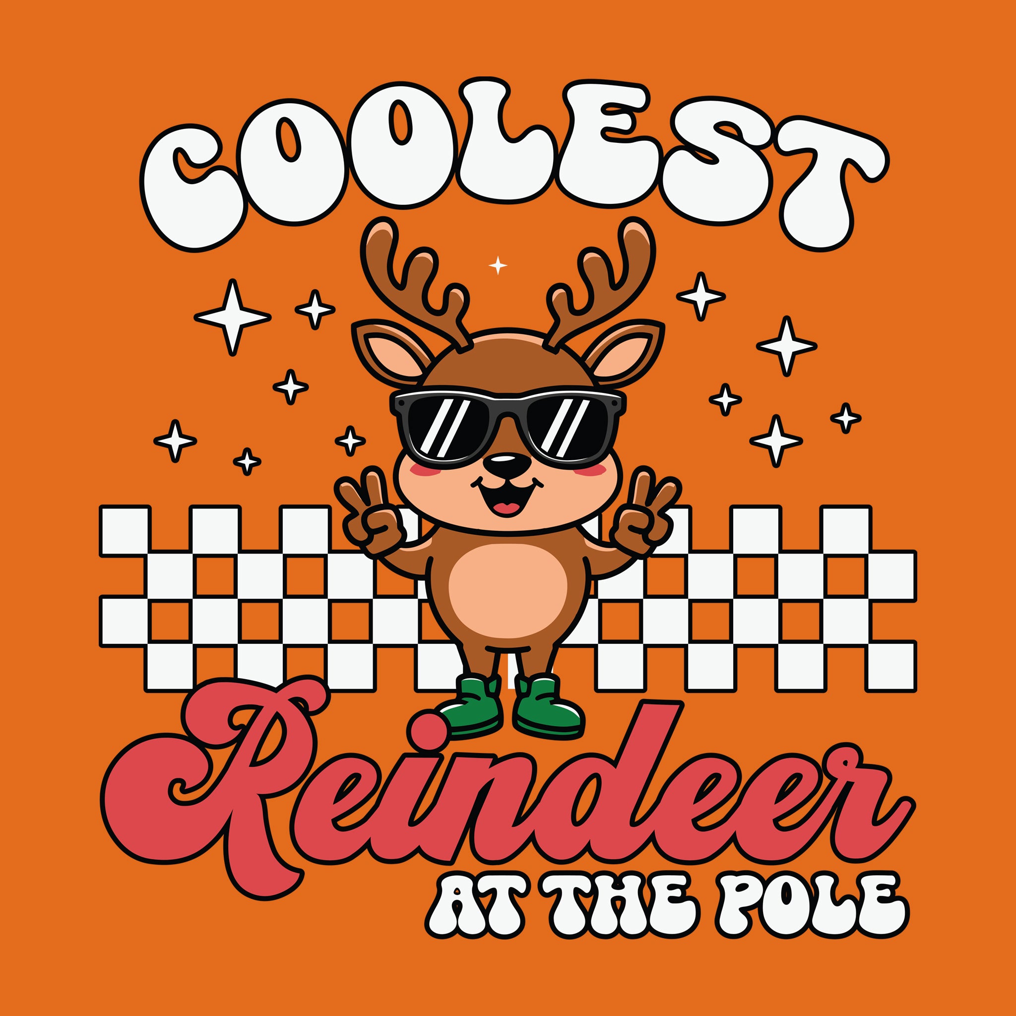 Coolest Reindeer at The Pole [Kids Size]