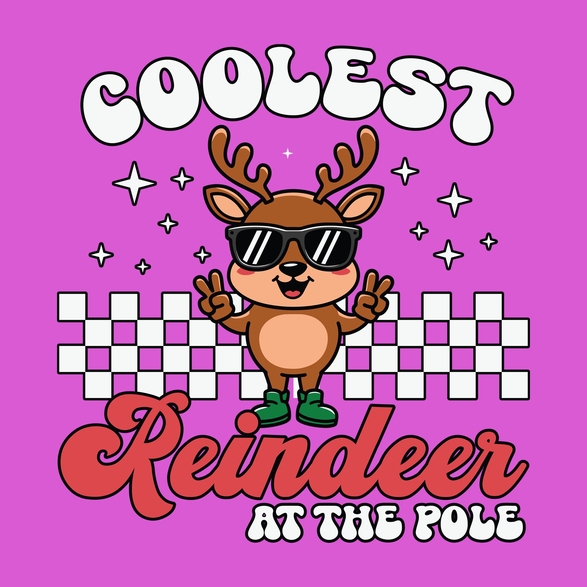 Coolest Reindeer at The Pole [Kids Size]