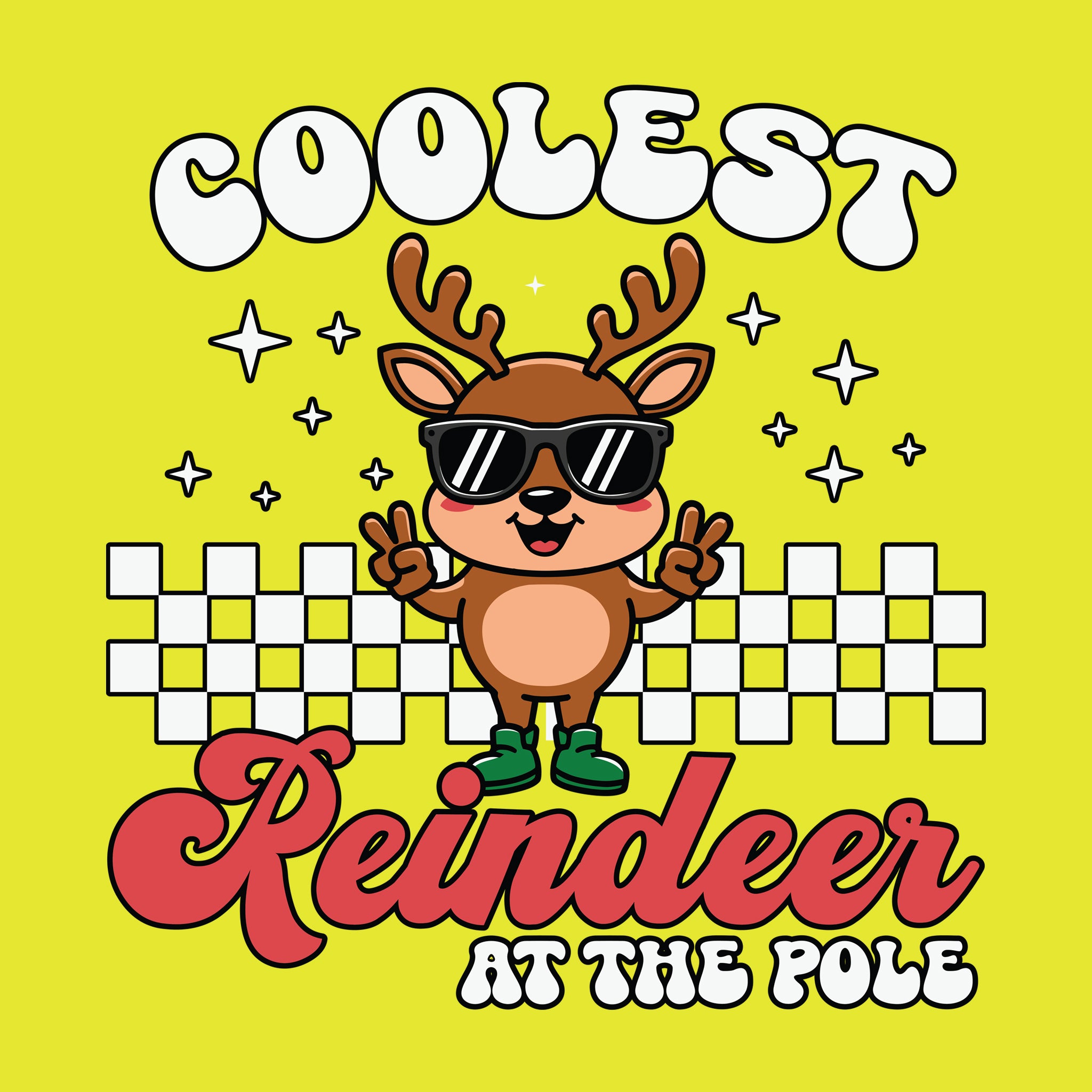 Coolest Reindeer at The Pole [Kids Size]