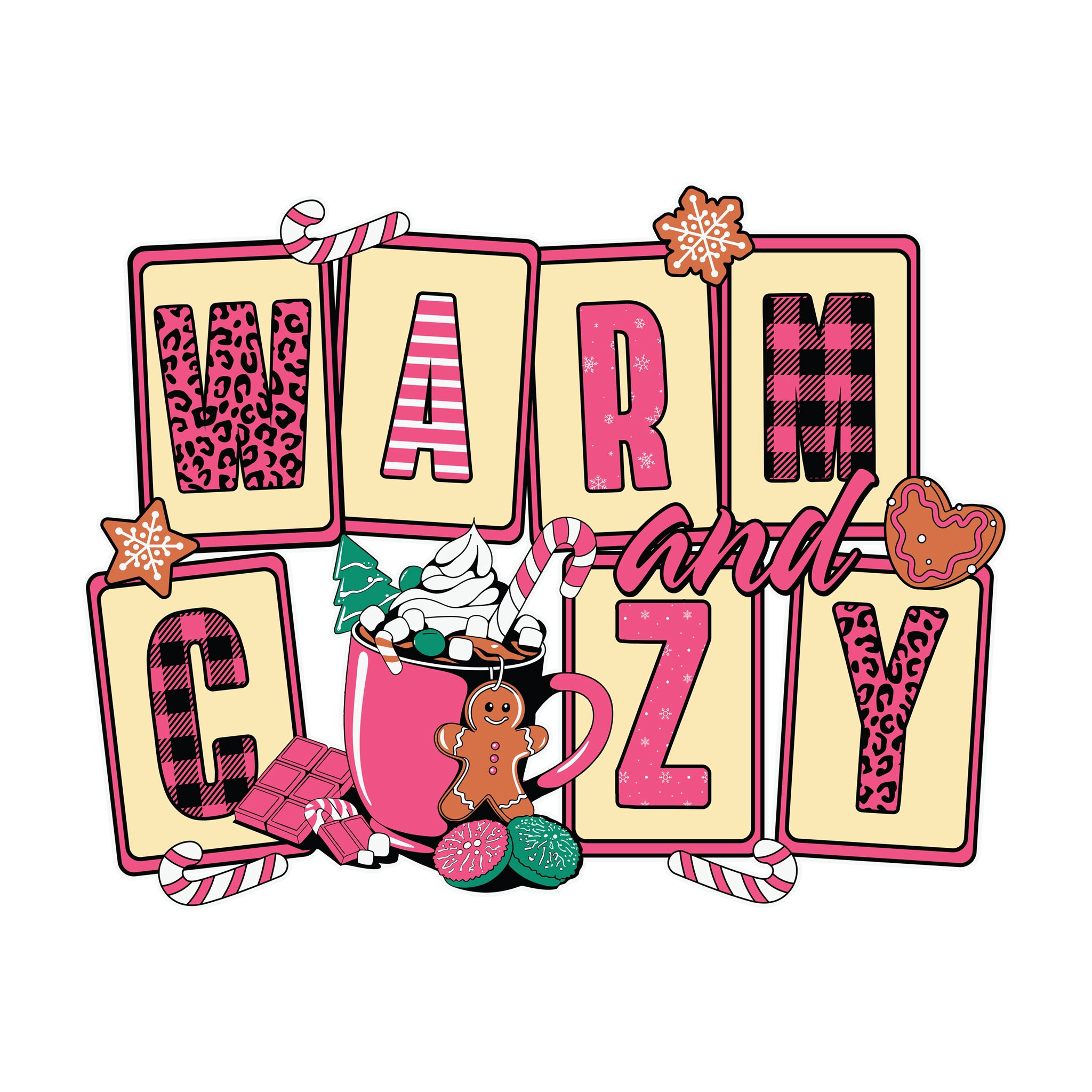 Warm and Cozy Pink Blocks