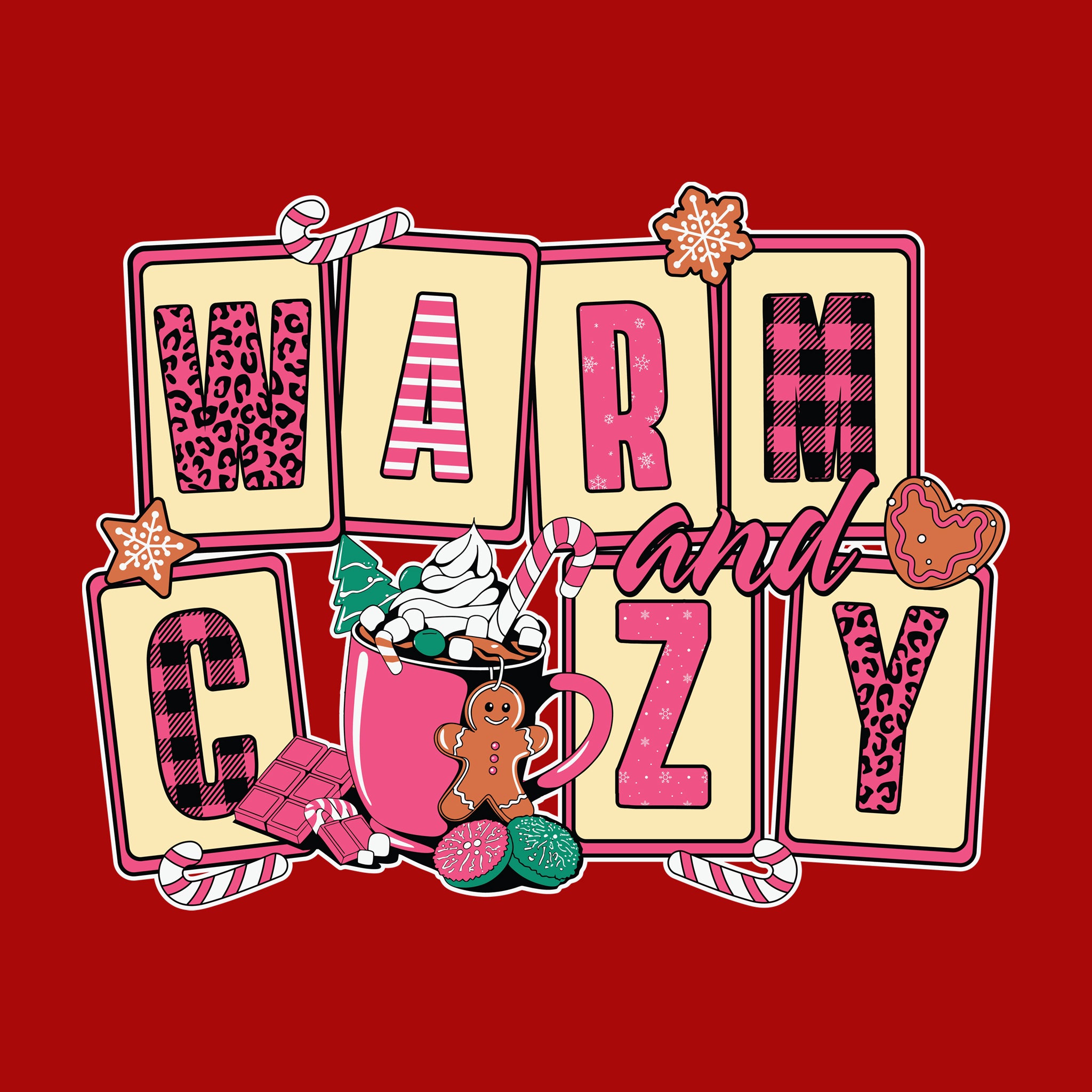 Warm and Cozy Pink Blocks