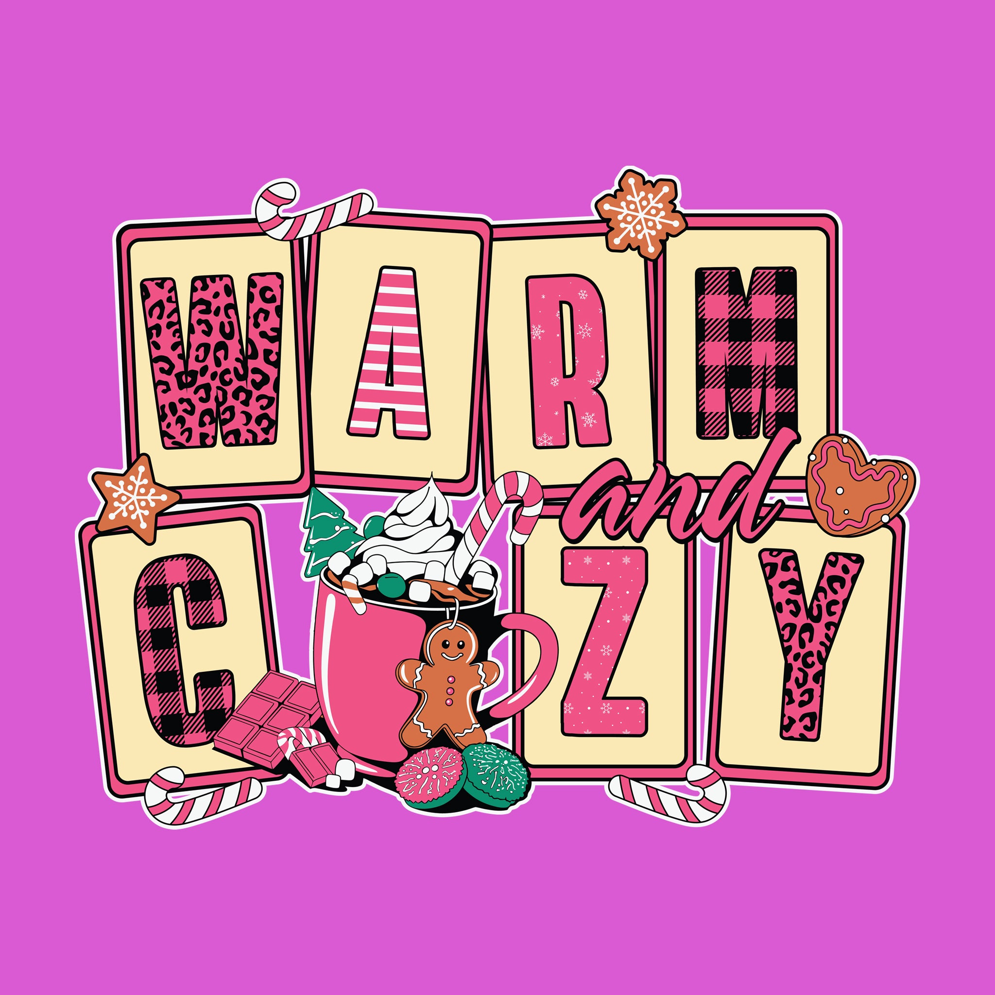 Warm and Cozy Pink Blocks