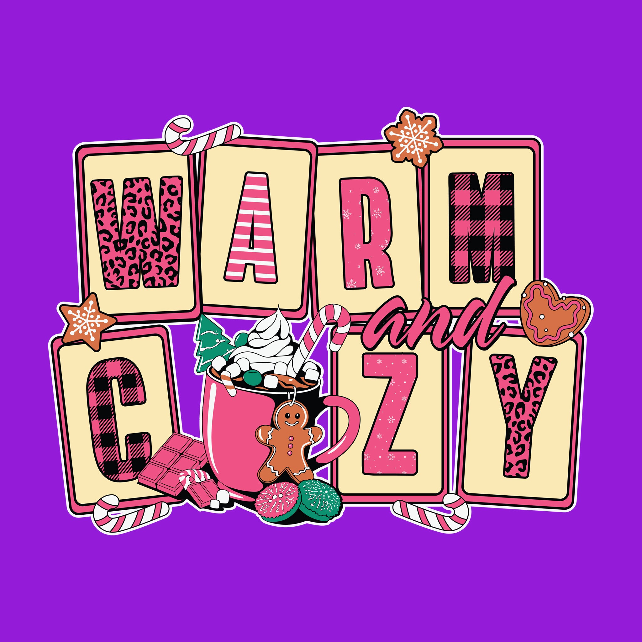 Warm and Cozy Pink Blocks