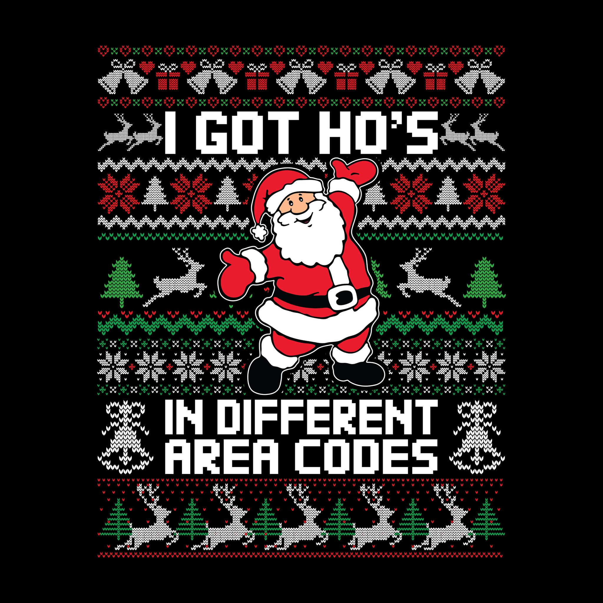 I Got Ho's in Different Codes Ugly Sweater