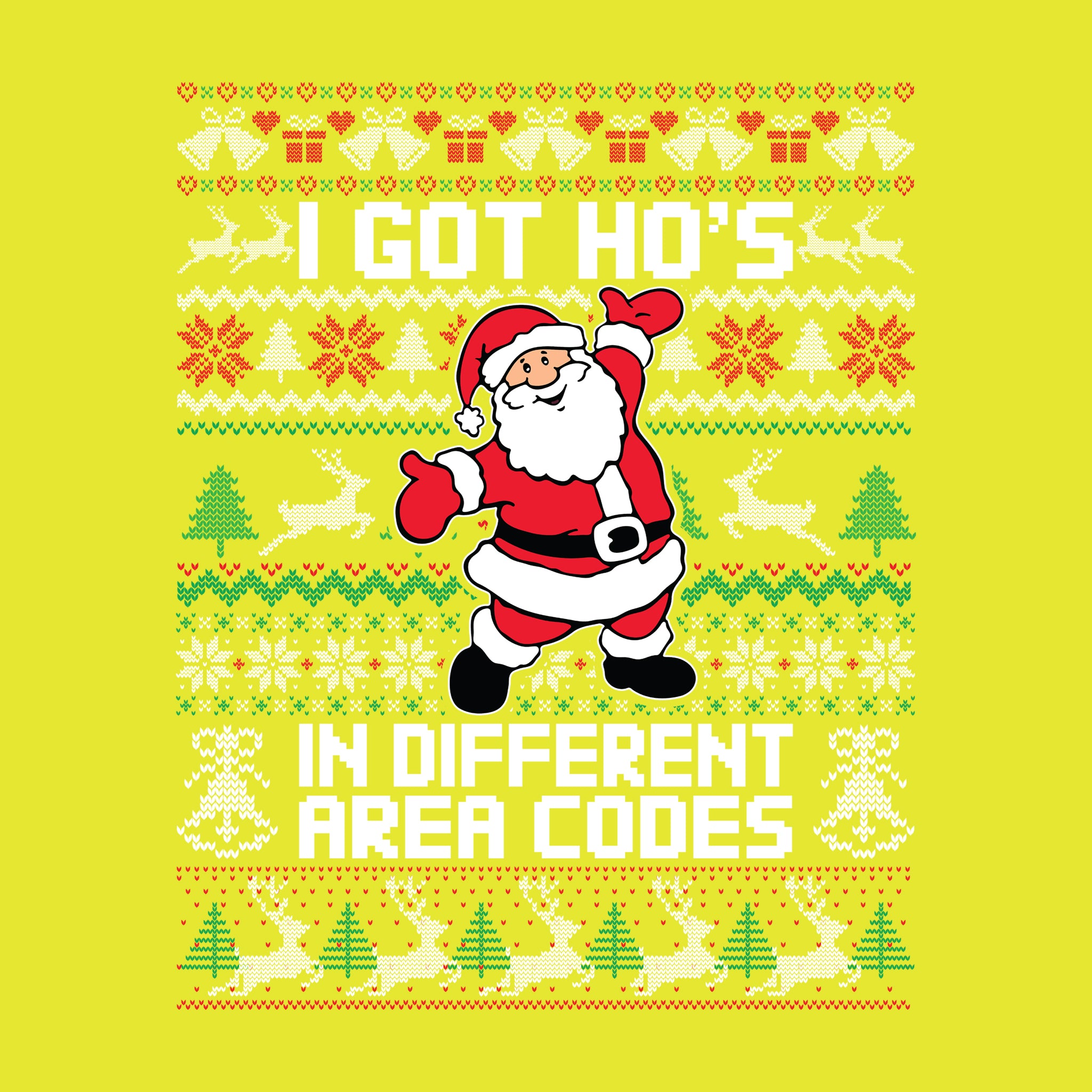 I Got Ho's in Different Codes Ugly Sweater