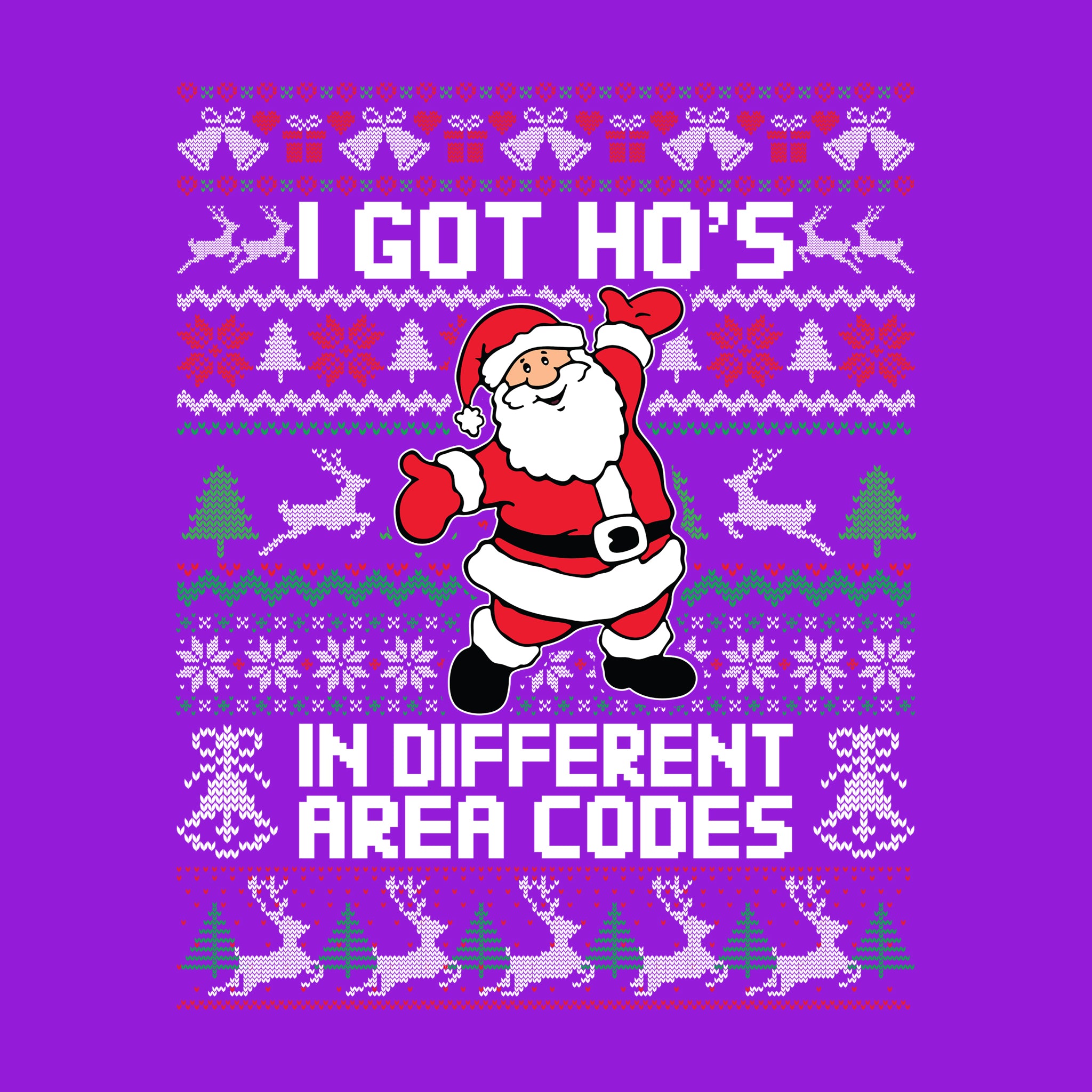 I Got Ho's in Different Codes Ugly Sweater