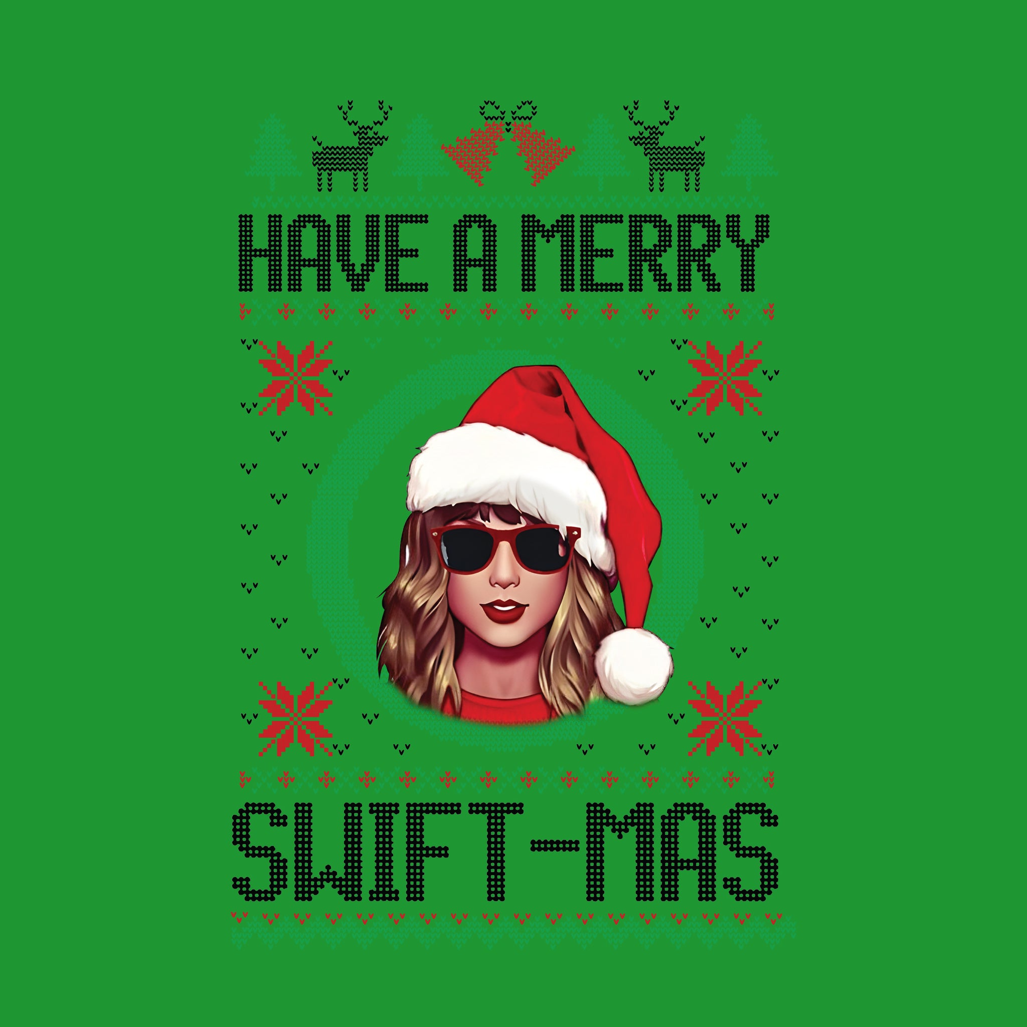 Merry Swiftmas Black Ugly Sweater