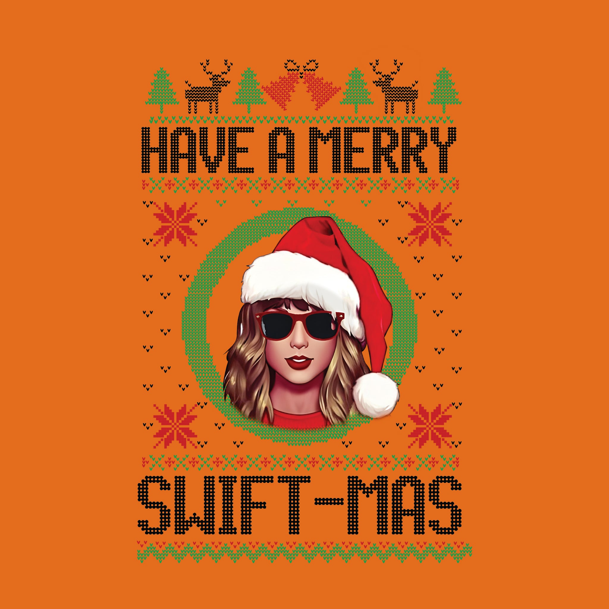Merry Swiftmas Black Ugly Sweater
