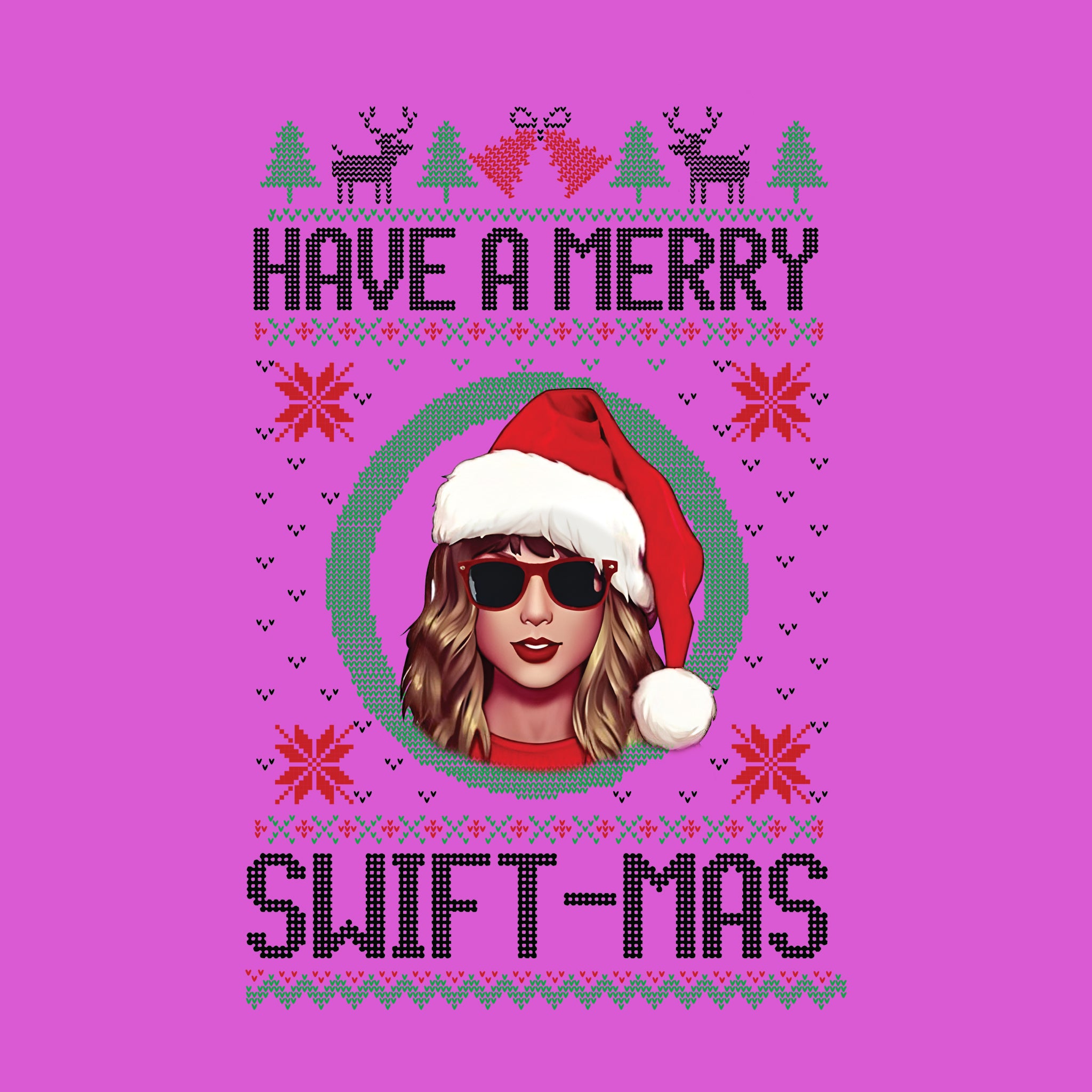 Merry Swiftmas Black Ugly Sweater