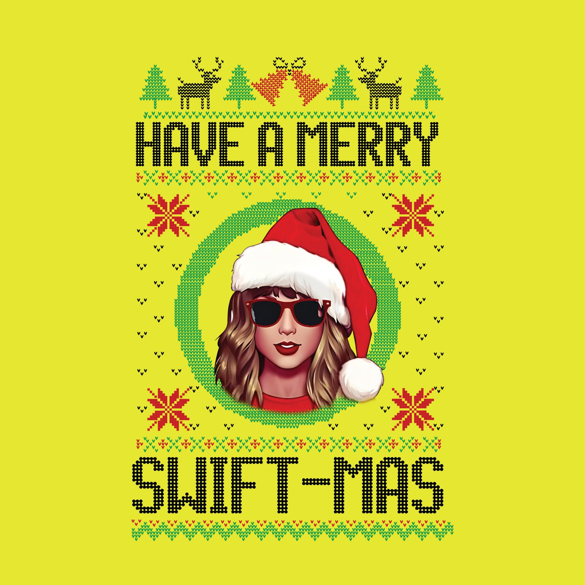 Merry Swiftmas Black Ugly Sweater
