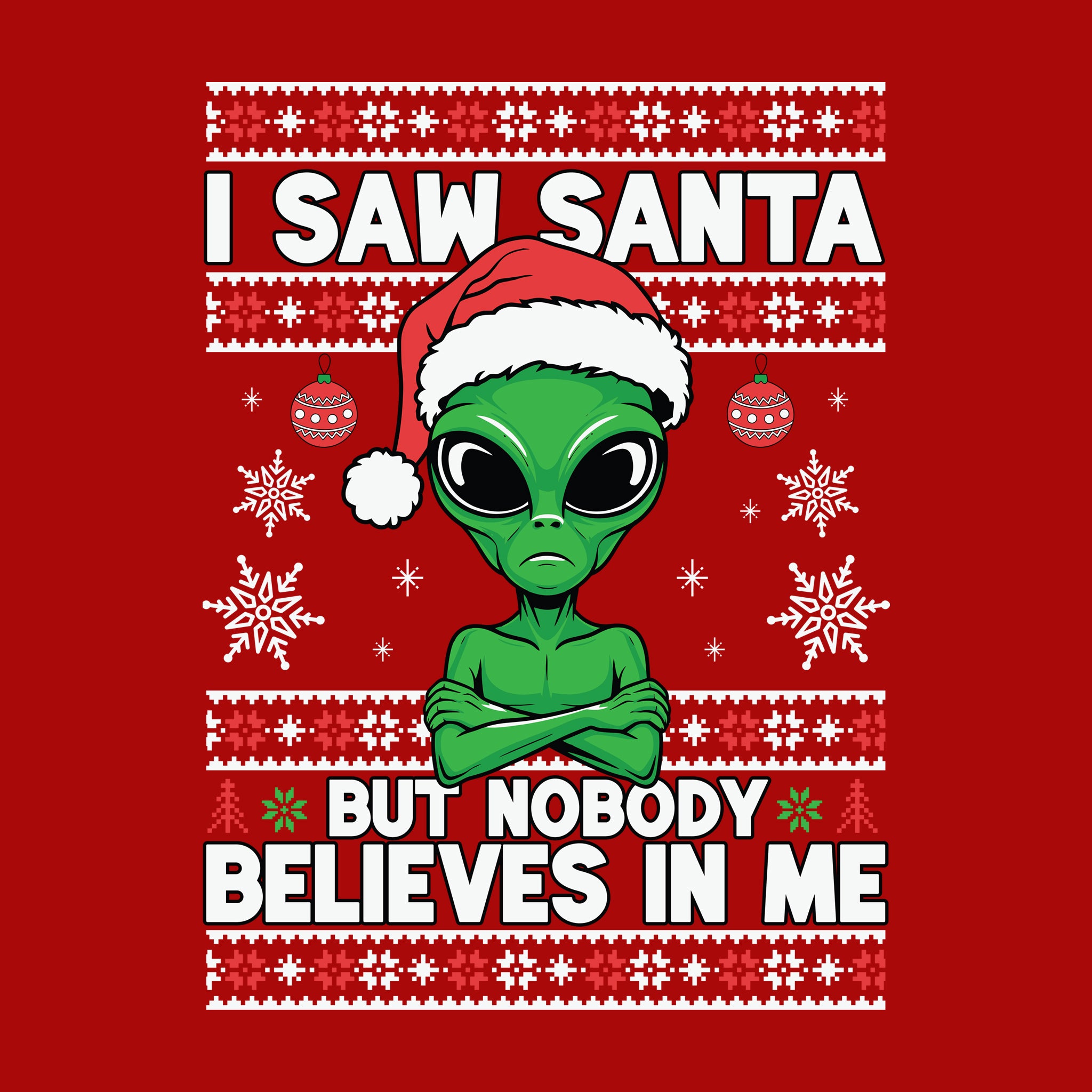 I Saw Santa but Nobody Believes in Me