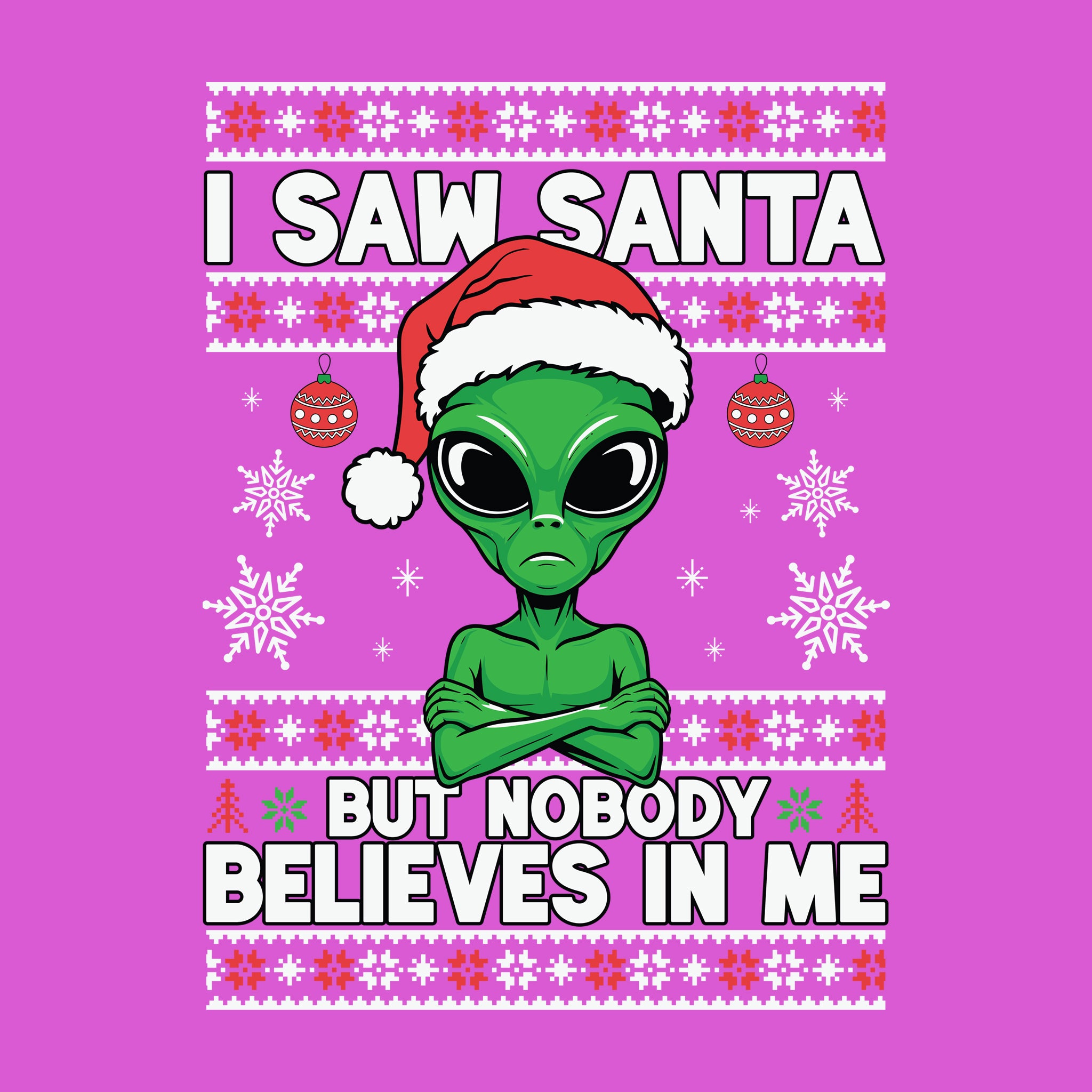 I Saw Santa but Nobody Believes in Me