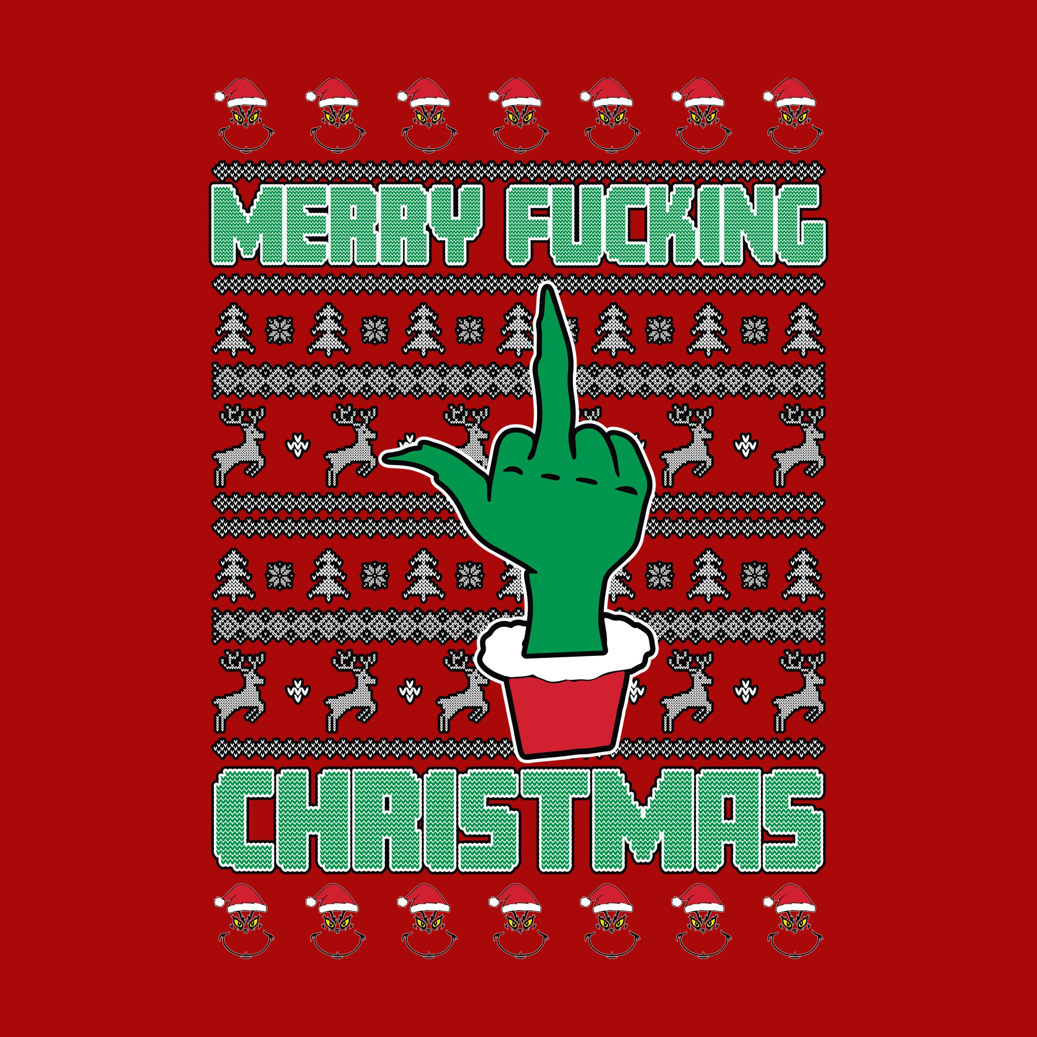 Merry Fucking Christmas Ugly Sweater