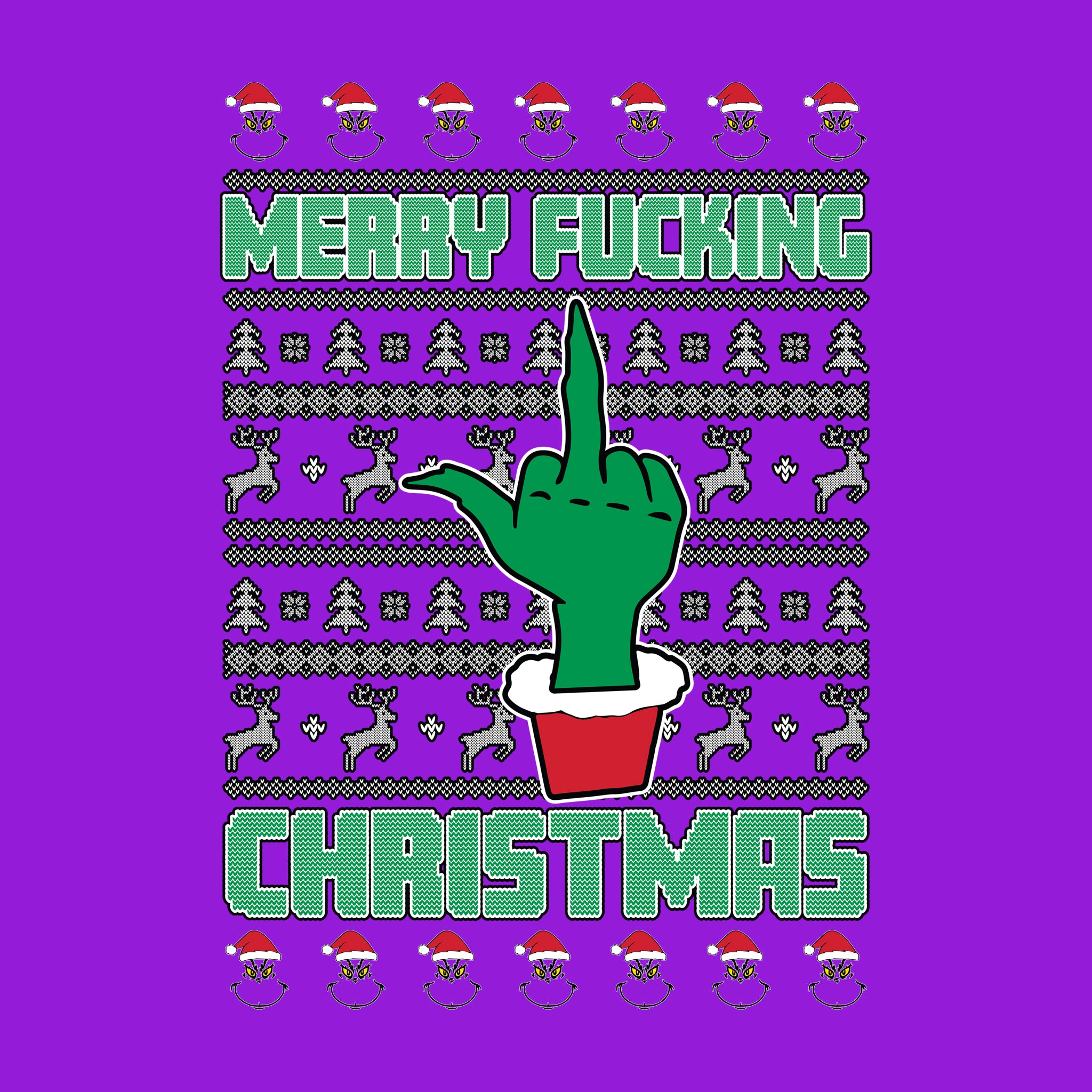 Merry Fucking Christmas Ugly Sweater