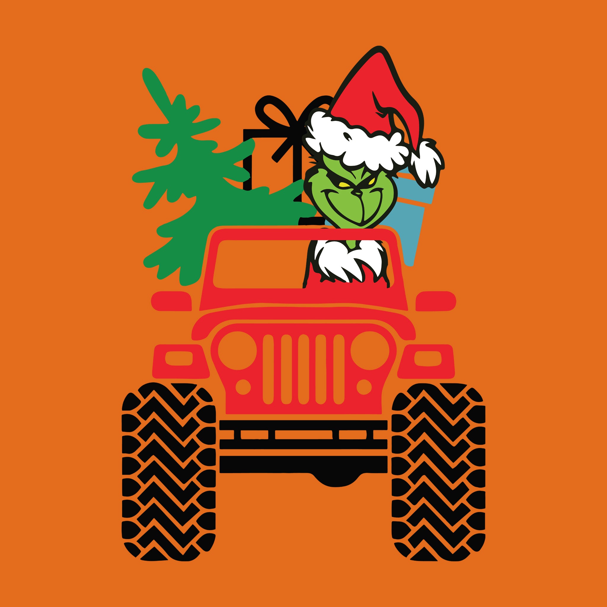 Grinch Jeep