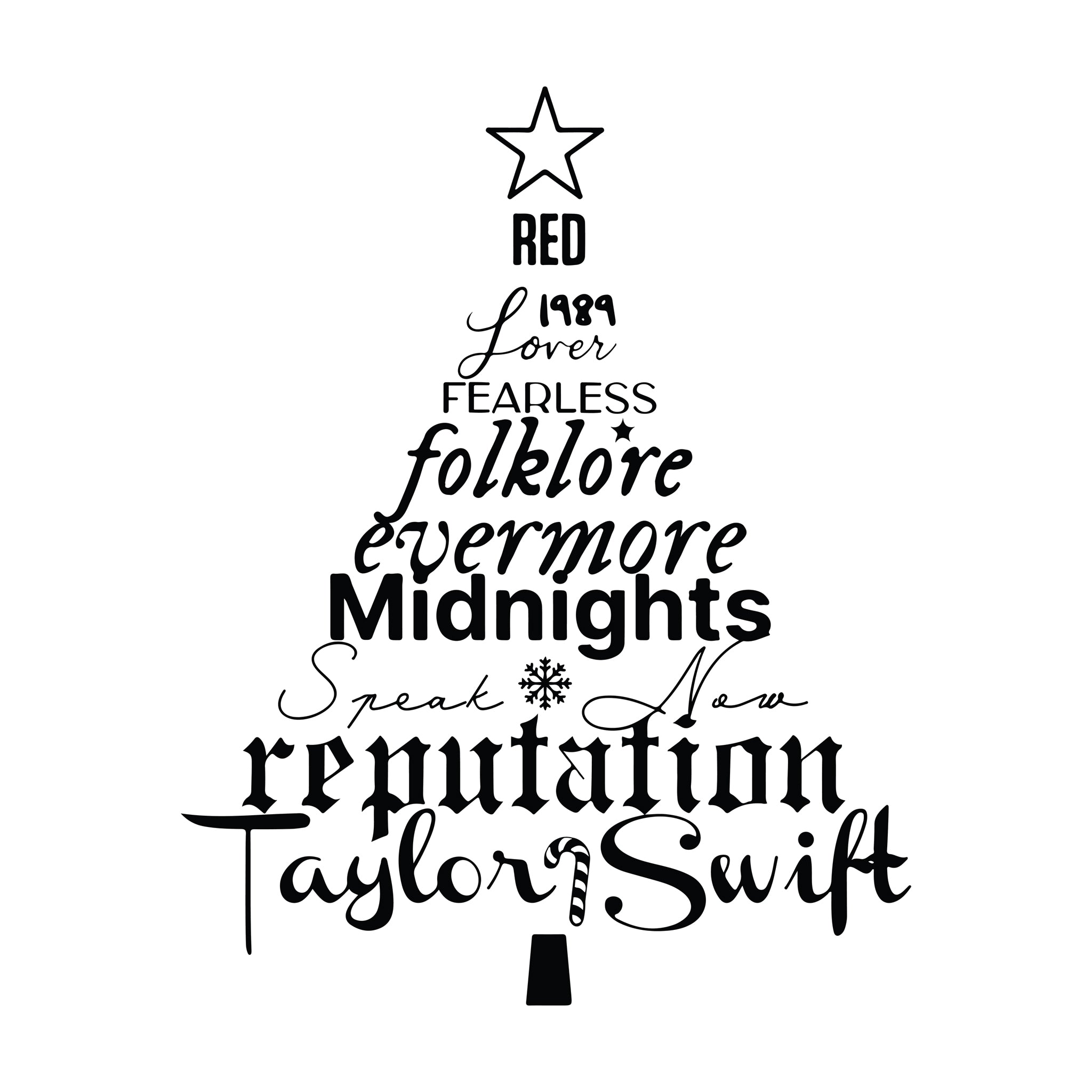 Taylor Swift Christmas Tree