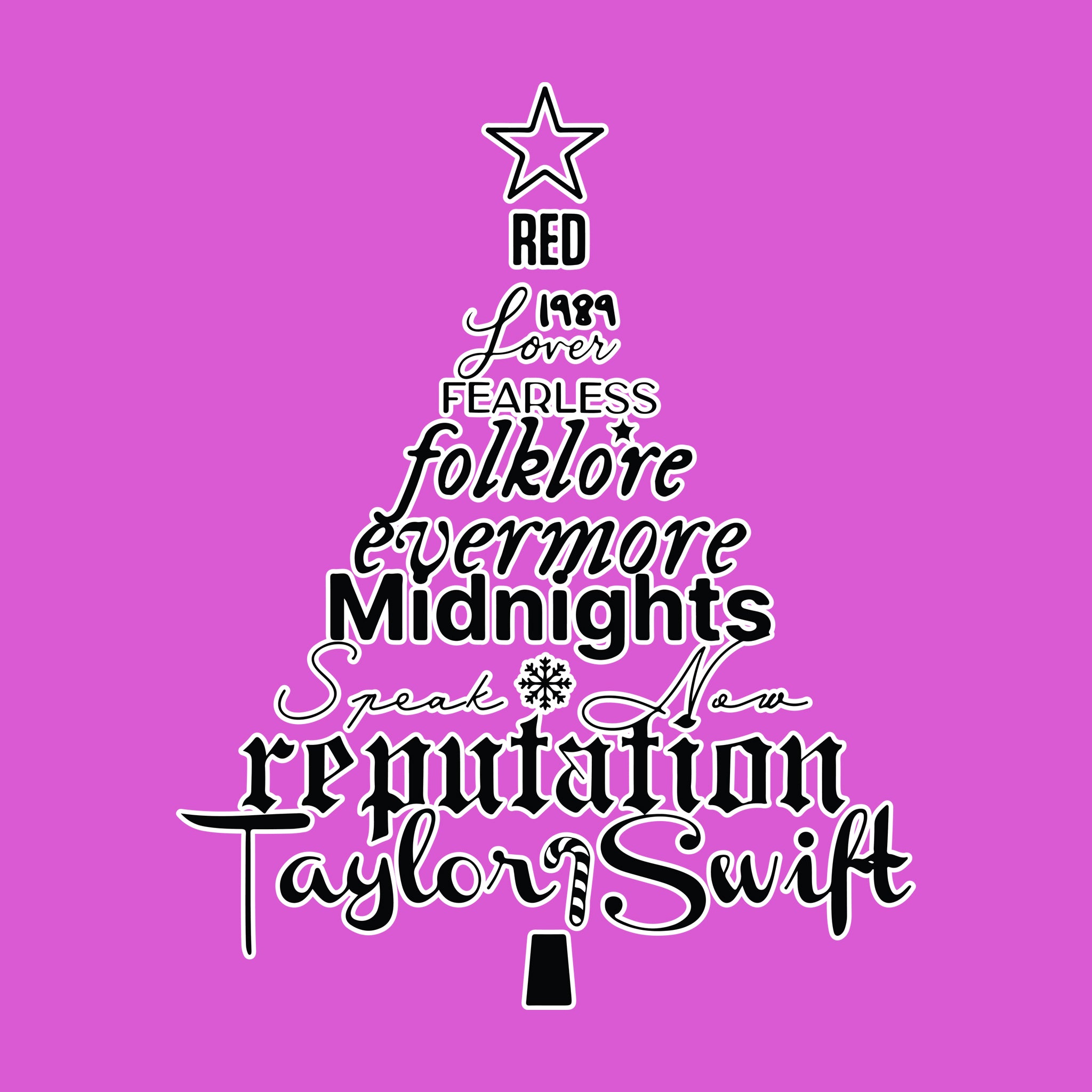 Taylor Swift Christmas Tree