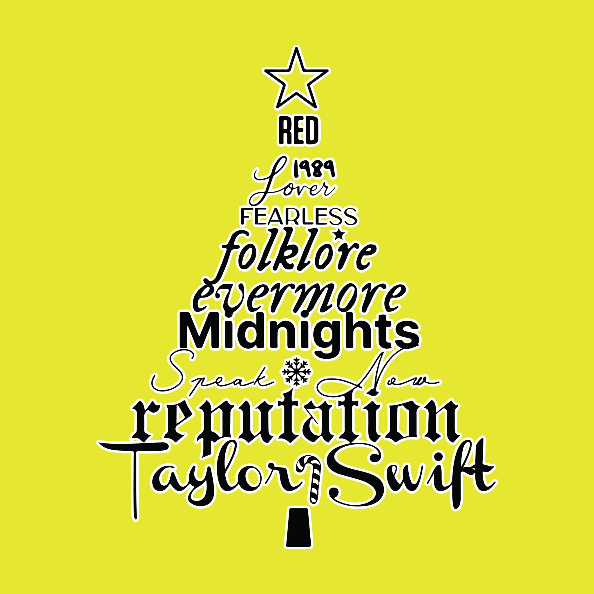 Taylor Swift Christmas Tree