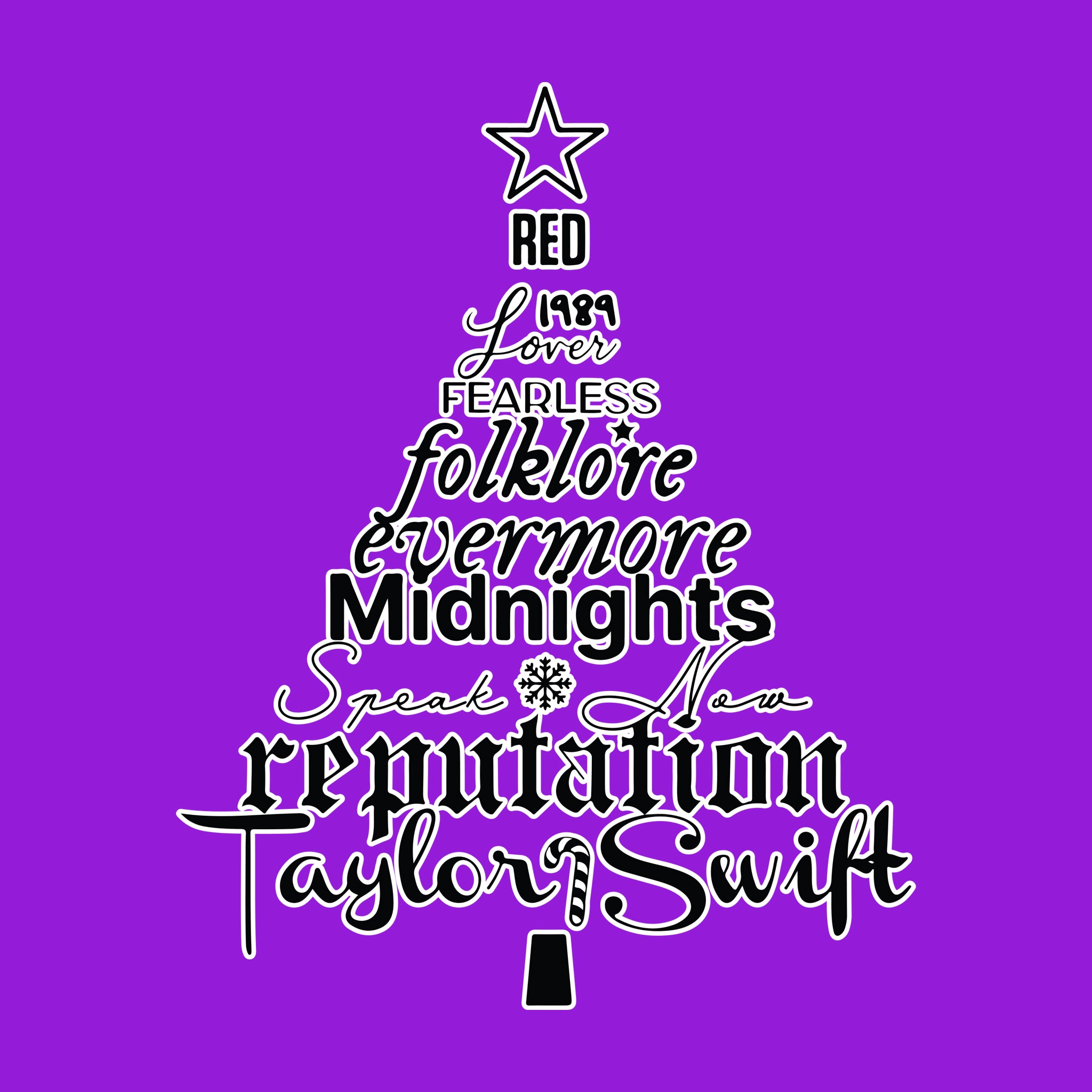 Taylor Swift Christmas Tree