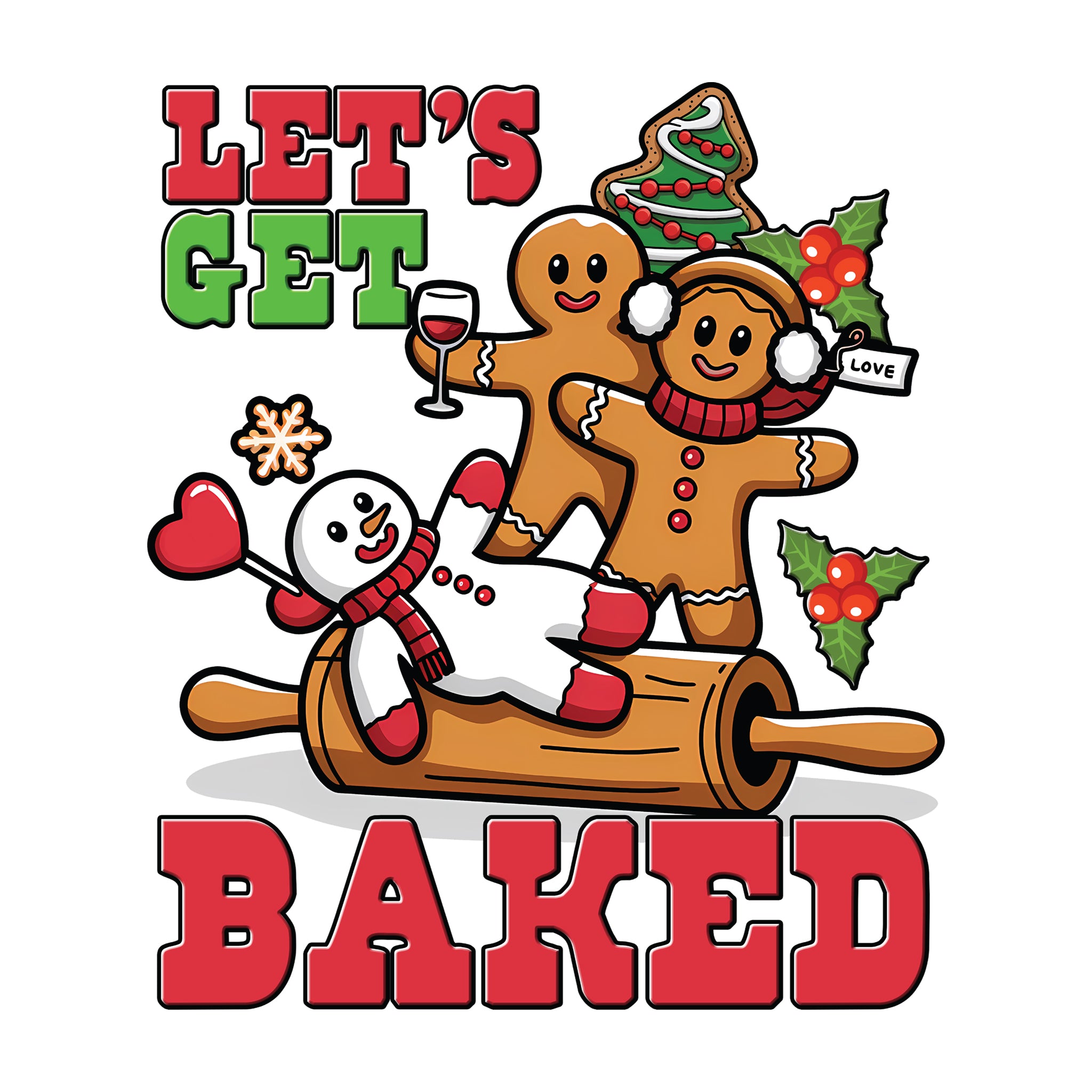 Let's Get Baked Gingerbread Cookies