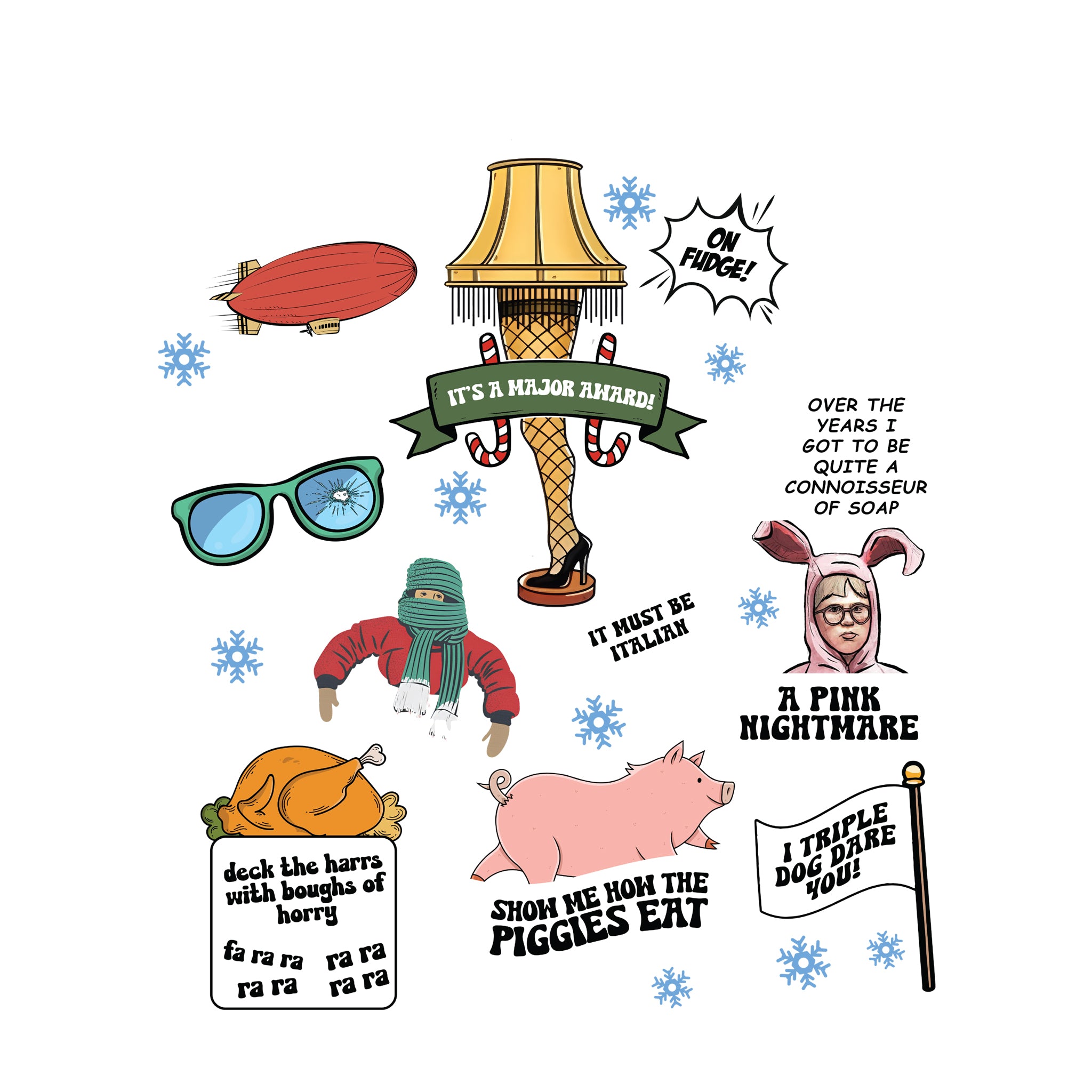 A Christmas Story Collage