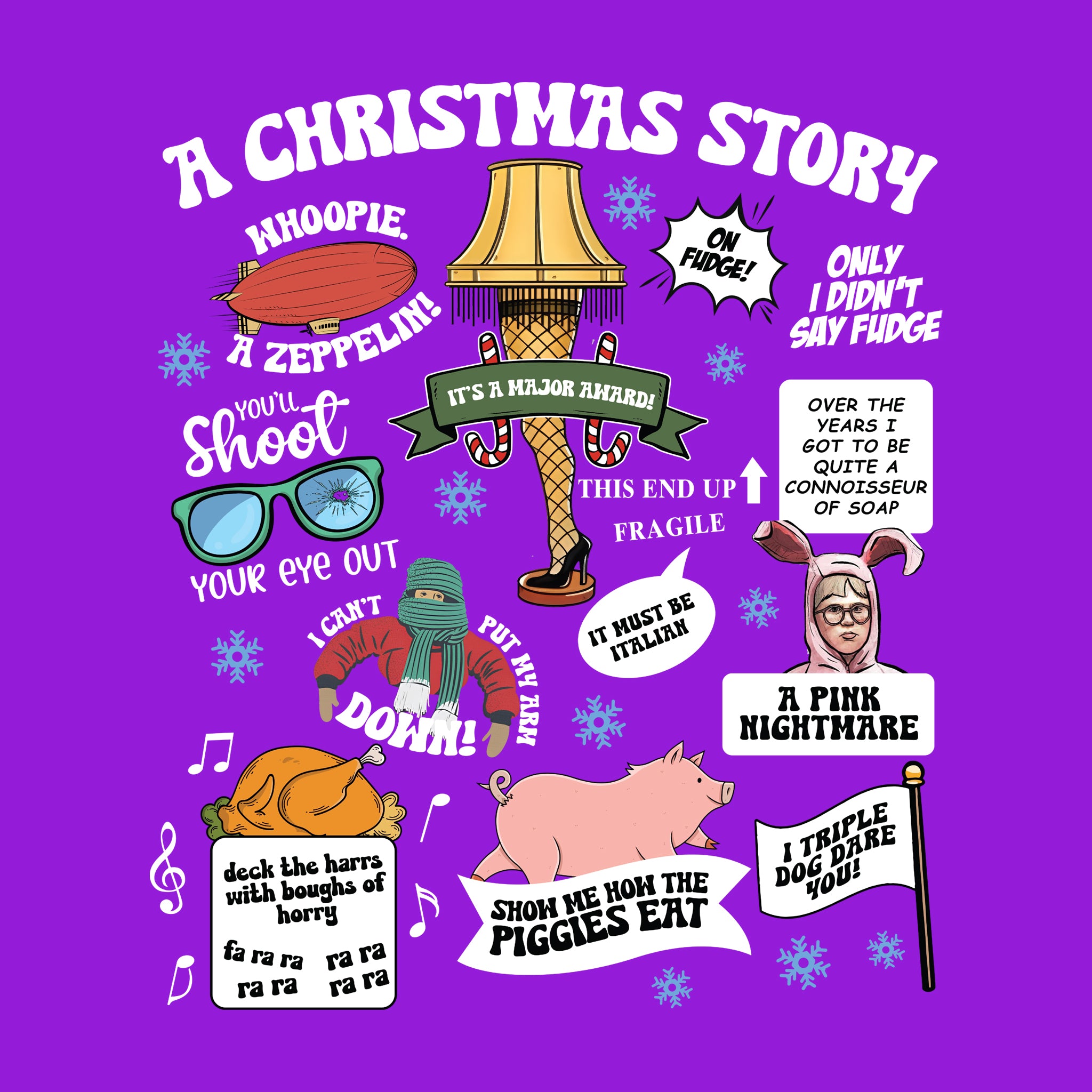 A Christmas Story Collage