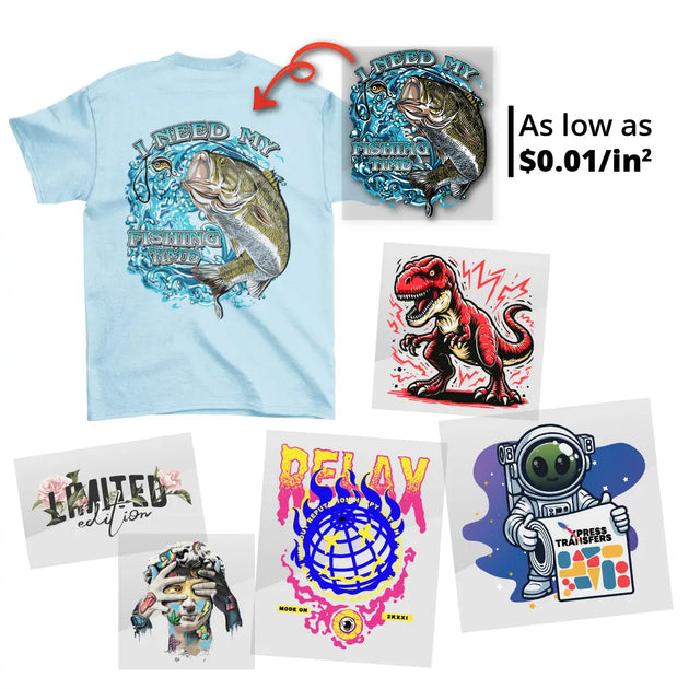 Cut to Size transfers starting at 1 cent