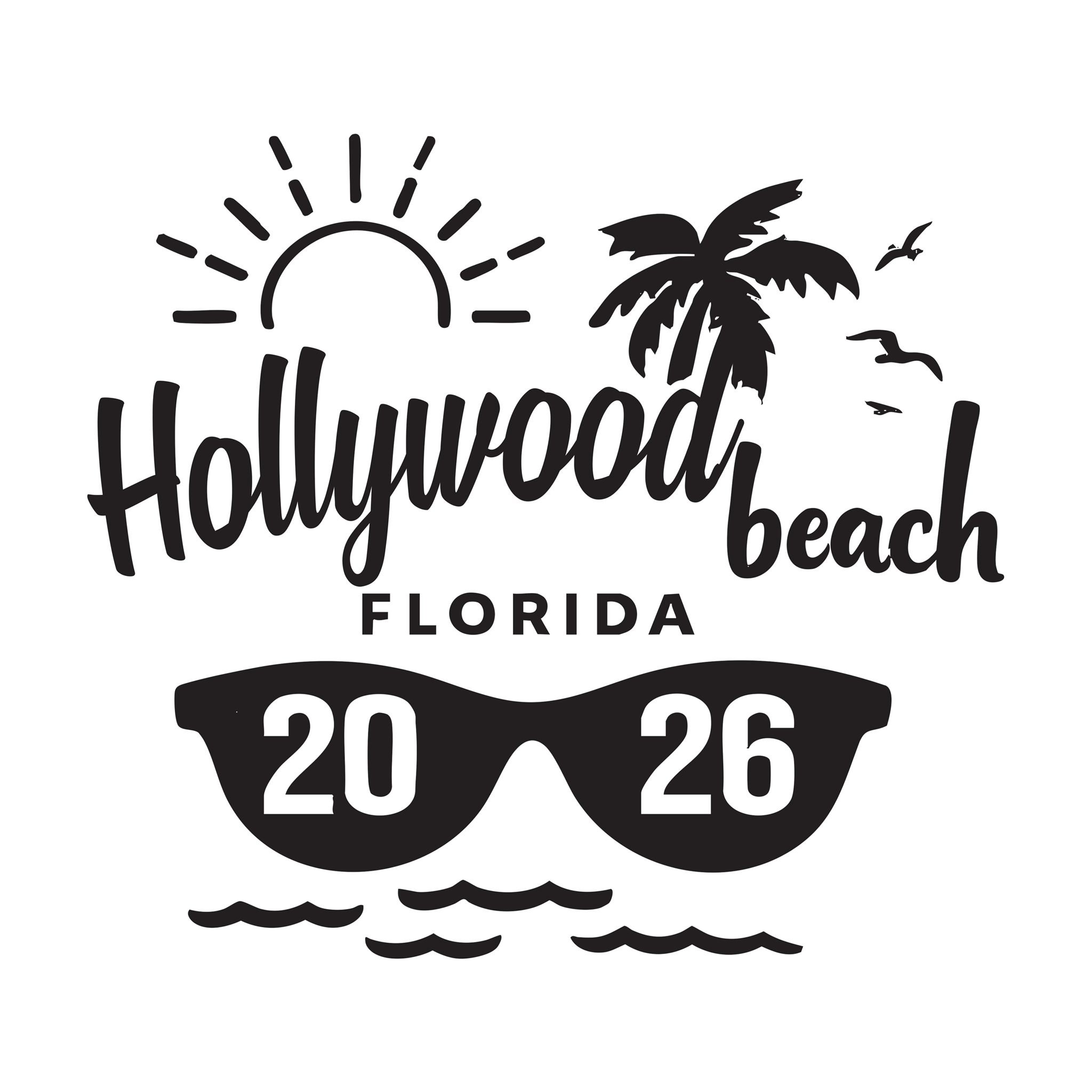 Florida 2026 Sunglasses Black