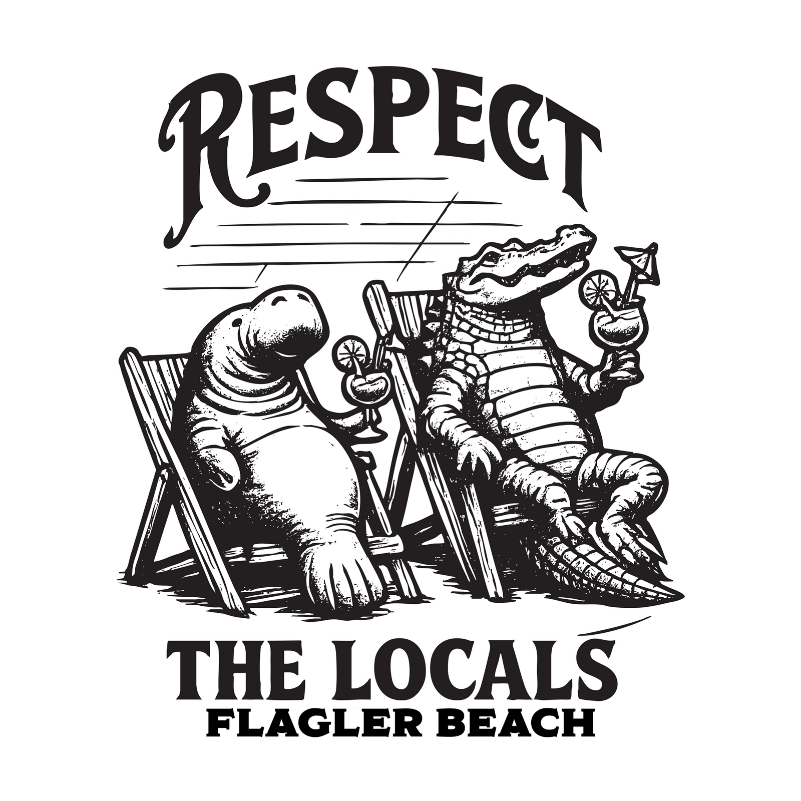Respect the Locals Manatee/Gator