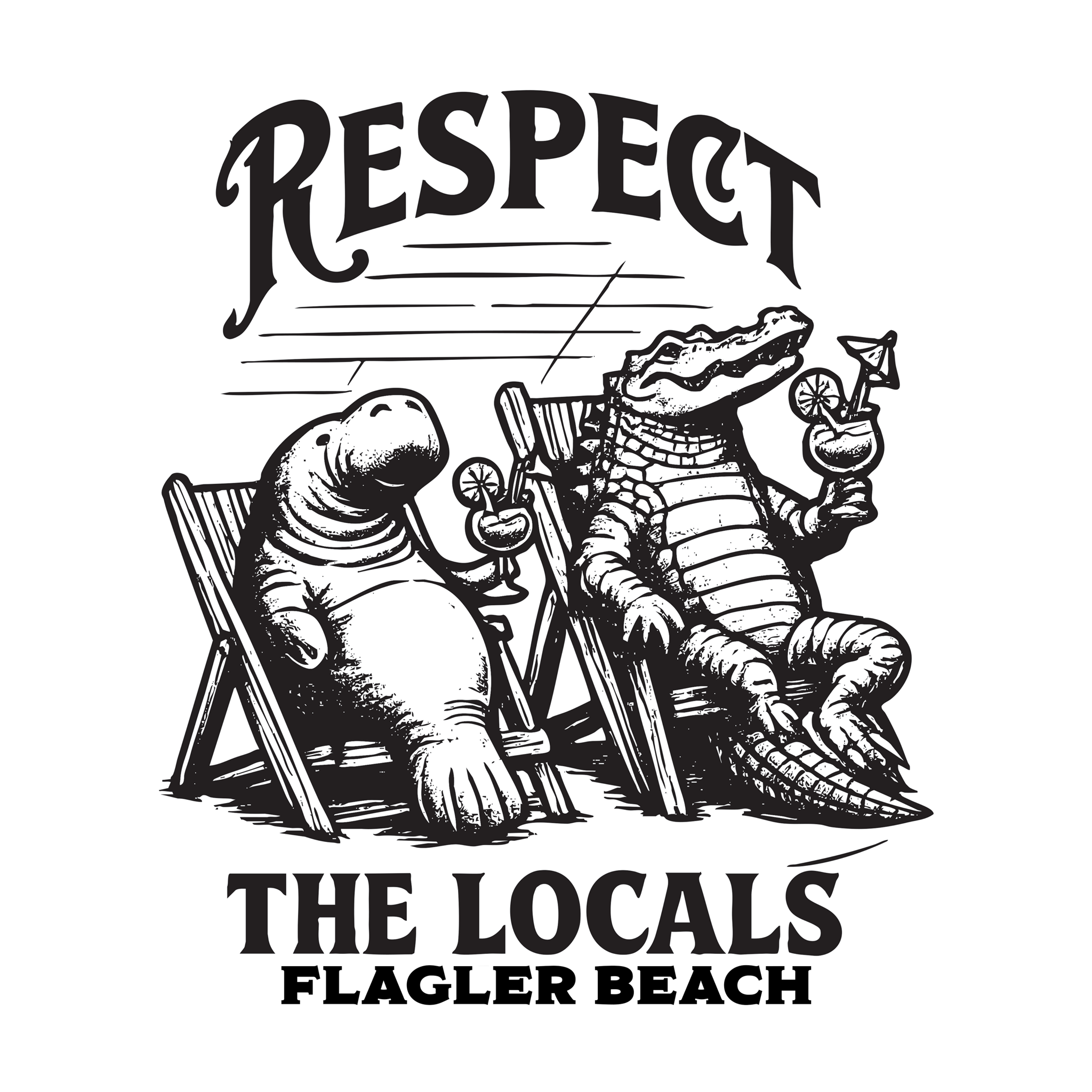 Respect the Locals Manatee/Gator