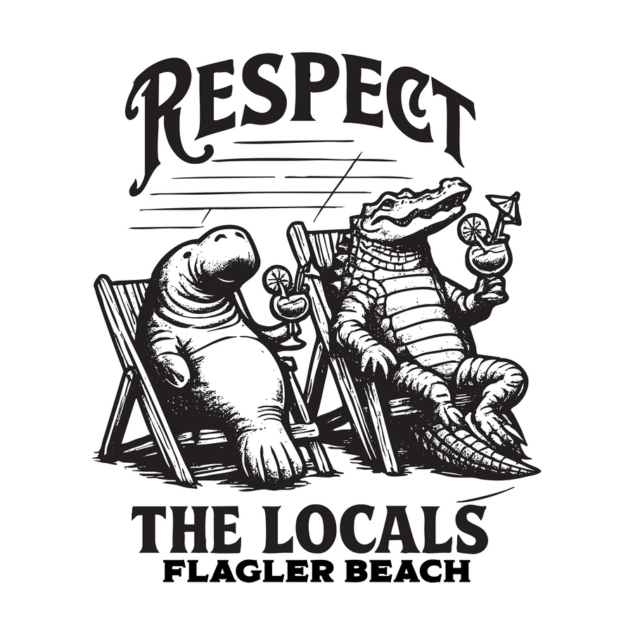 Respect the Locals Manatee/Gator