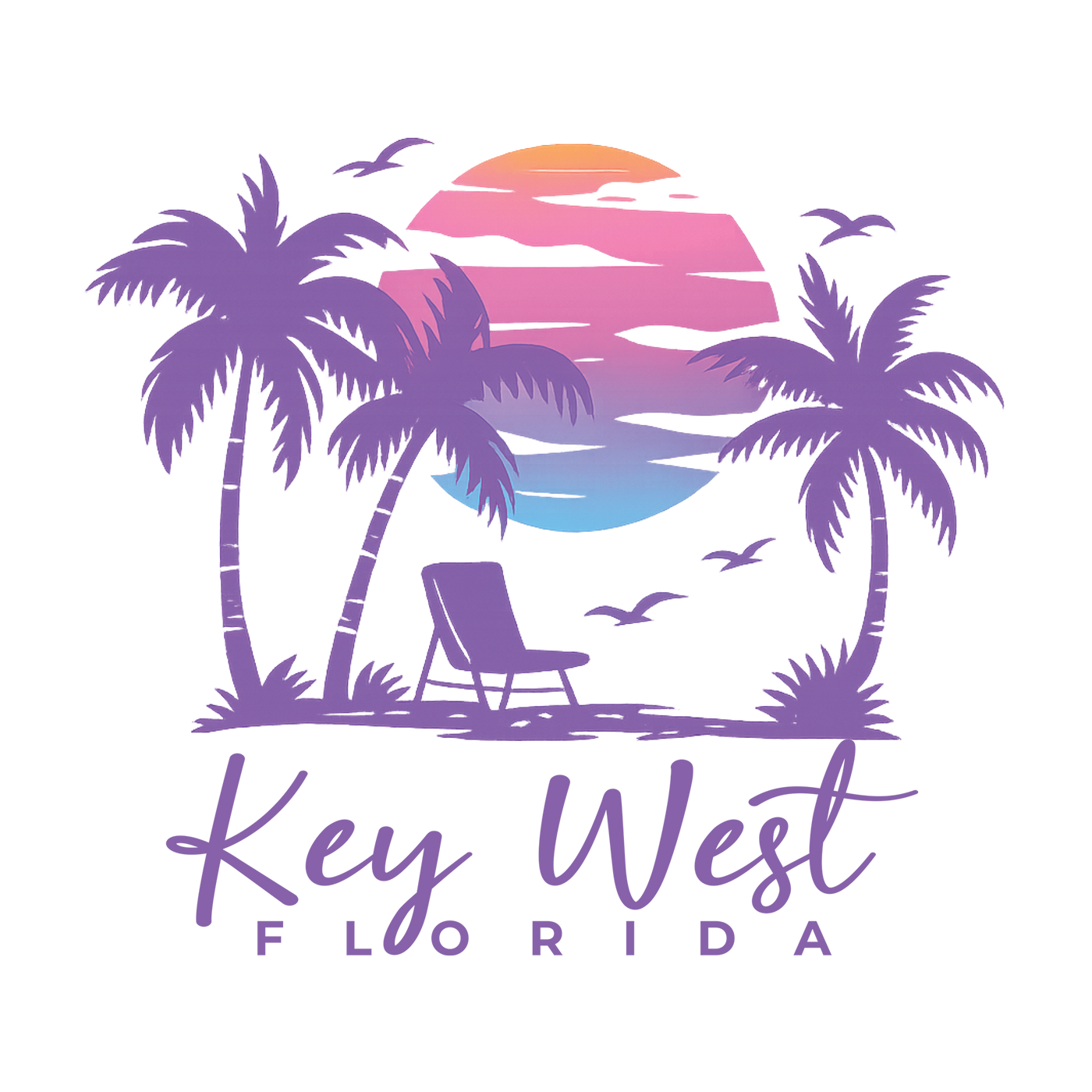 Chill Sunset Palm