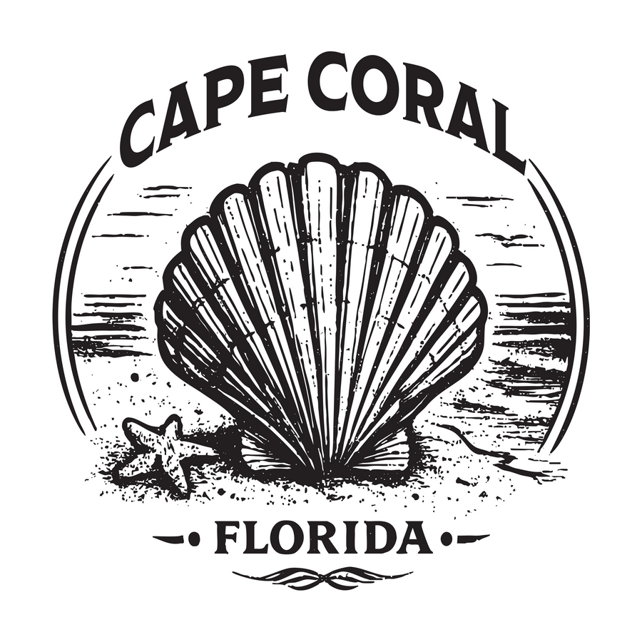 Florida Vintage Seashell Beach