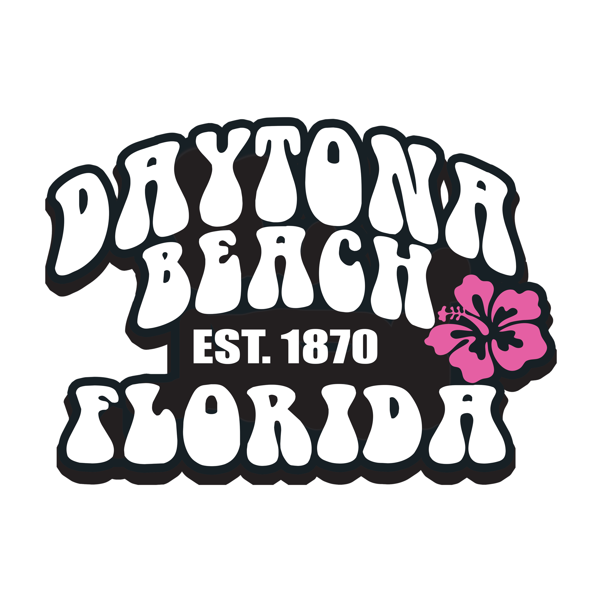 Retro Beach Flower
