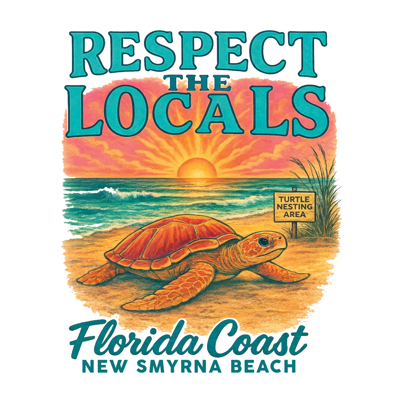 Florida Coastal Turtles/Respect The Locals