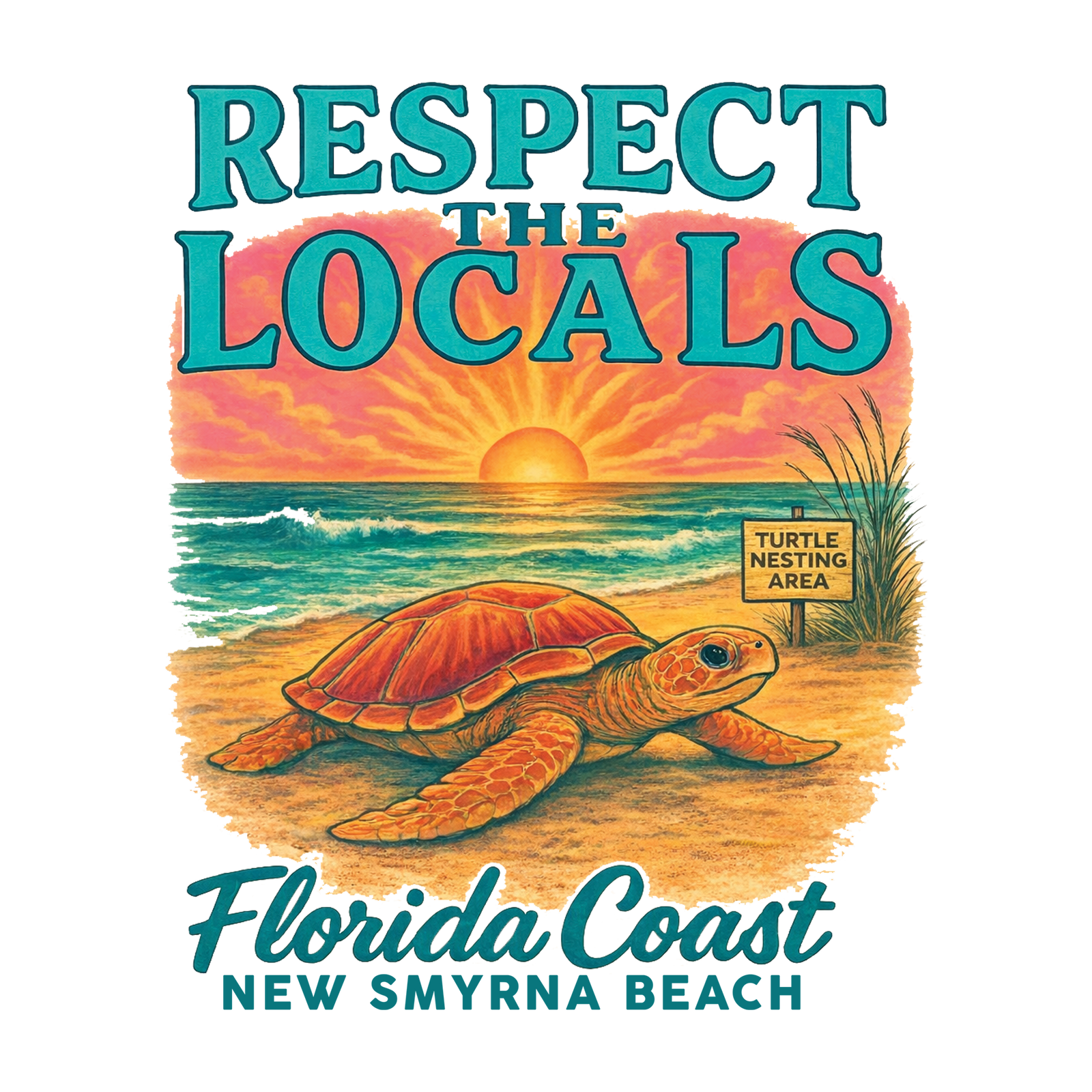 Florida Coastal Turtles/Respect The Locals