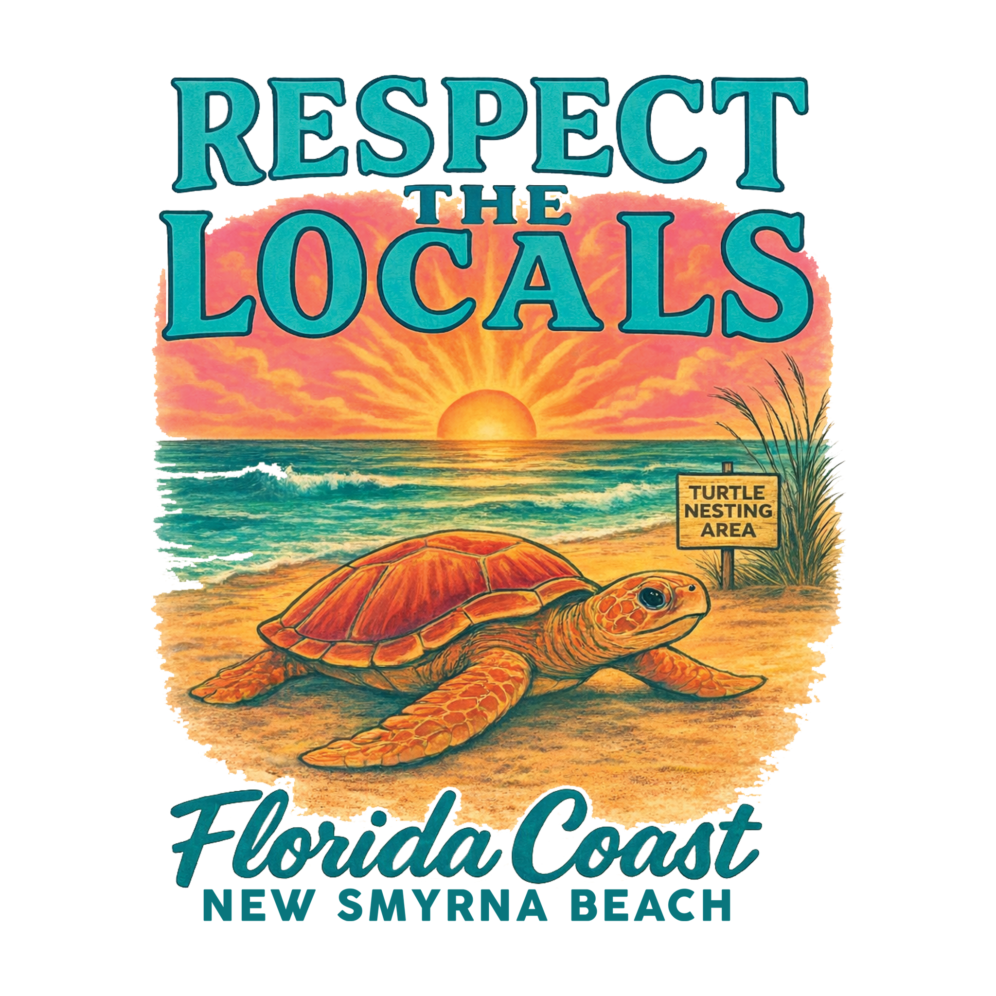 Florida Coastal Turtles/Respect The Locals