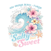 Salty But Sweet Floral Wave