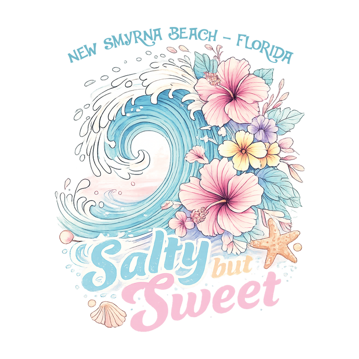 Salty But Sweet Floral Wave